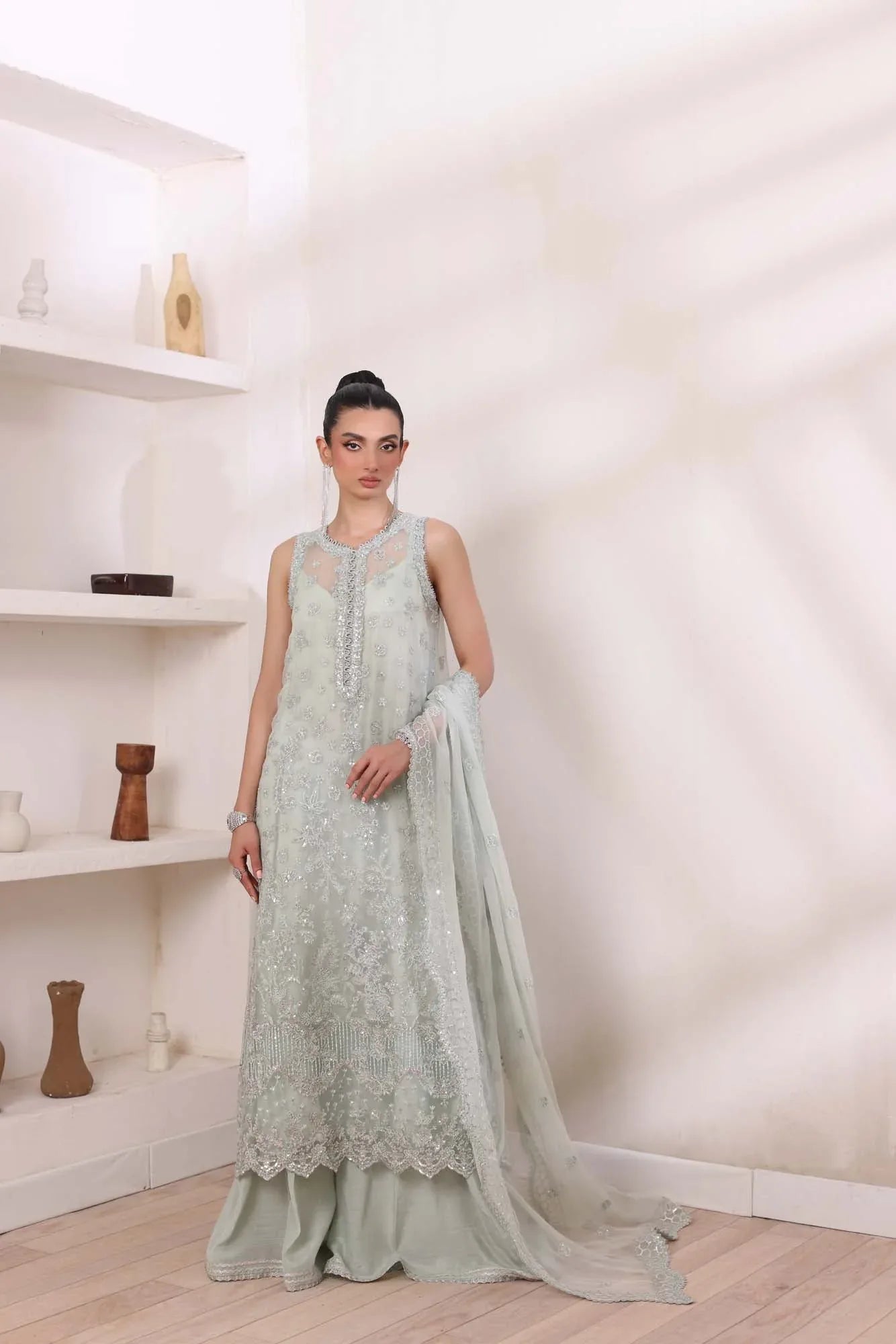 Noor by Saadia Asad | Noor Chiffon De Luxe | D8 - Aqsa Fabrics