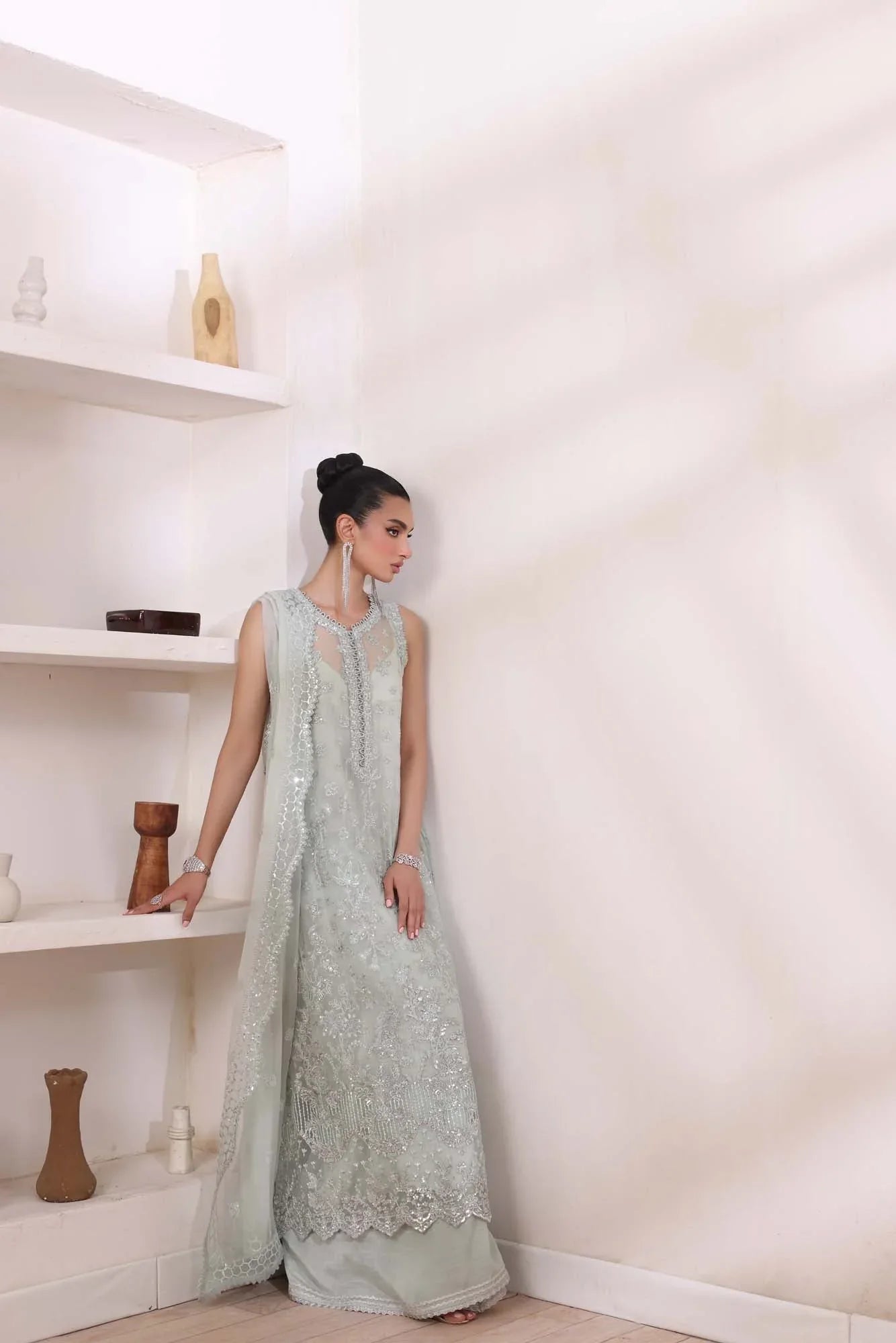 Noor by Saadia Asad | Noor Chiffon De Luxe | D8 - Aqsa Fabrics