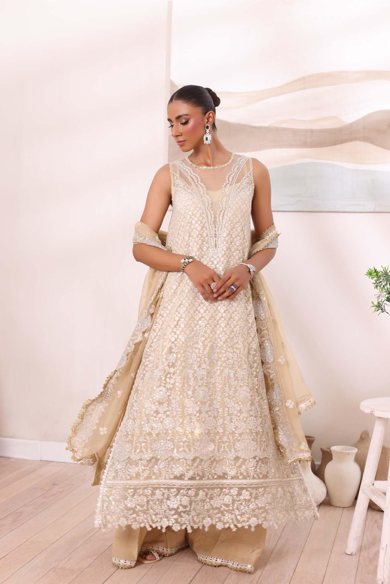 Noor by Saadia Asad | Noor Chiffon De Luxe | D1 - Aqsa Fabrics