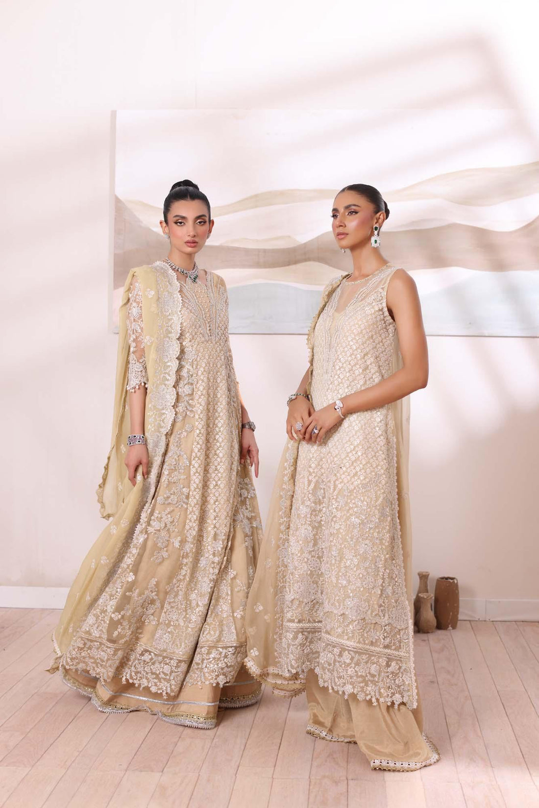 Noor by Saadia Asad | Noor Chiffon De Luxe | D1 - Aqsa Fabrics