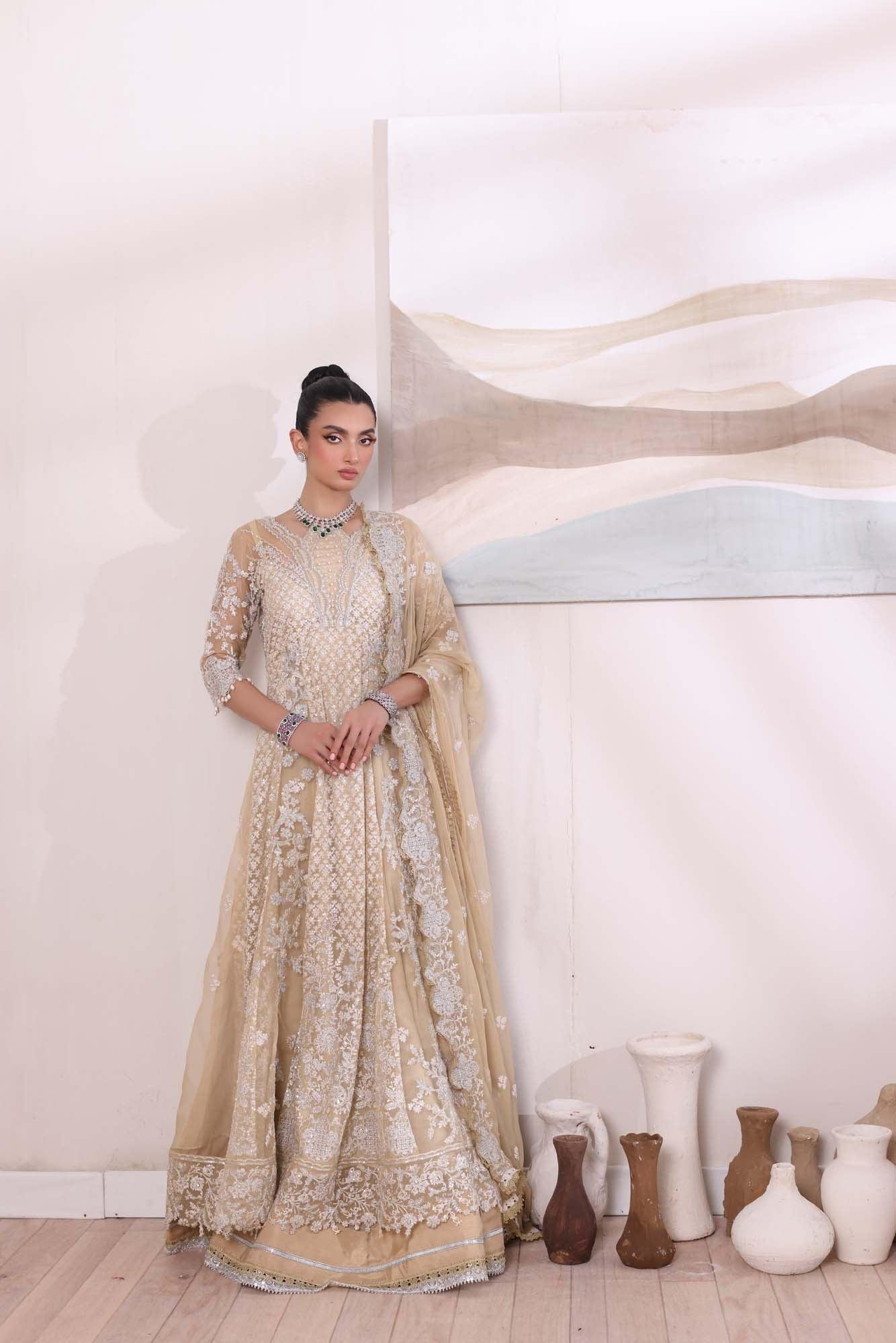 Noor by Saadia Asad | Noor Chiffon De Luxe | D1 - Aqsa Fabrics