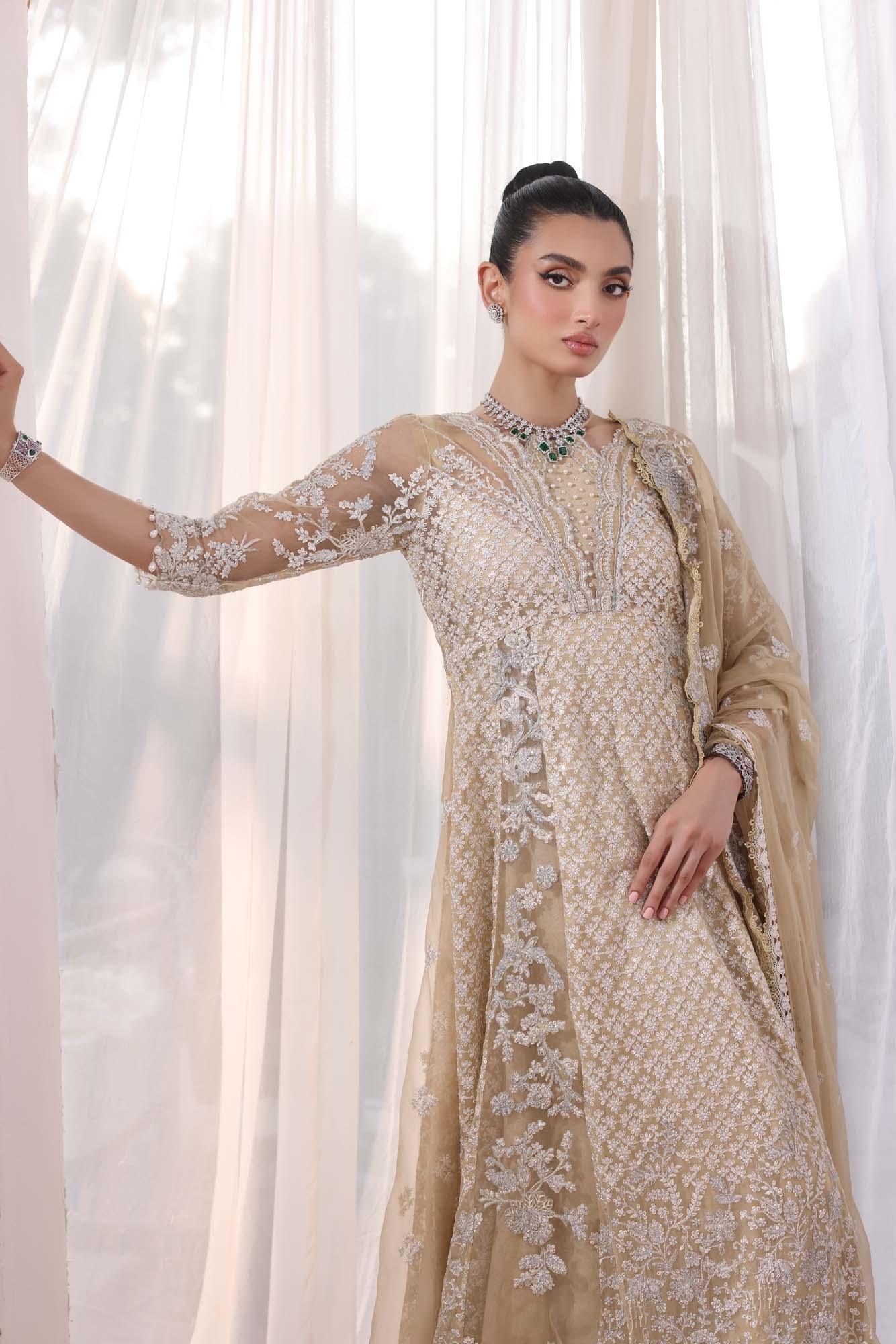 Noor by Saadia Asad | Noor Chiffon De Luxe | D1 - Aqsa Fabrics