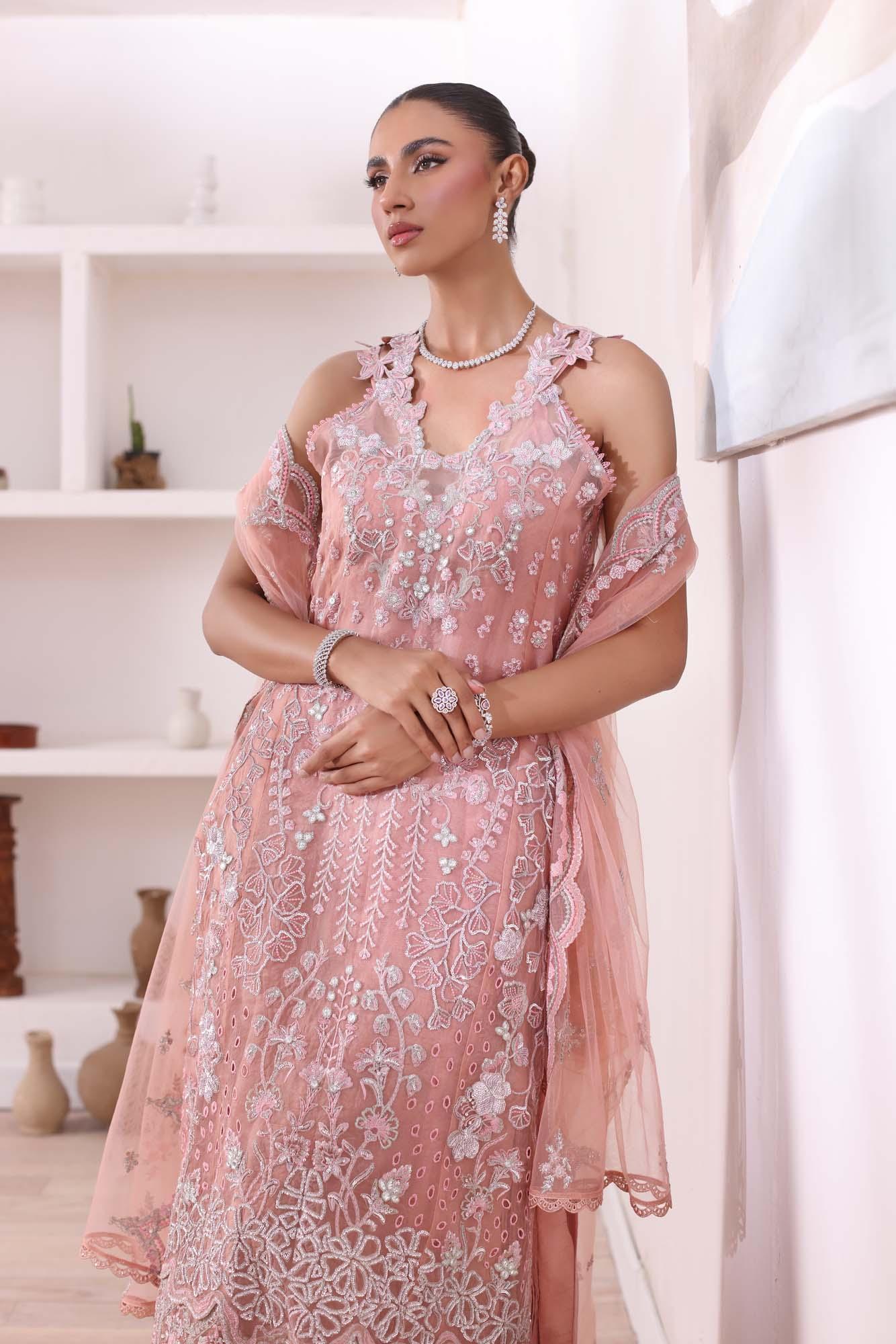 Noor by Saadia Asad | Noor Chiffon De Luxe | D6 - Aqsa Fabrics