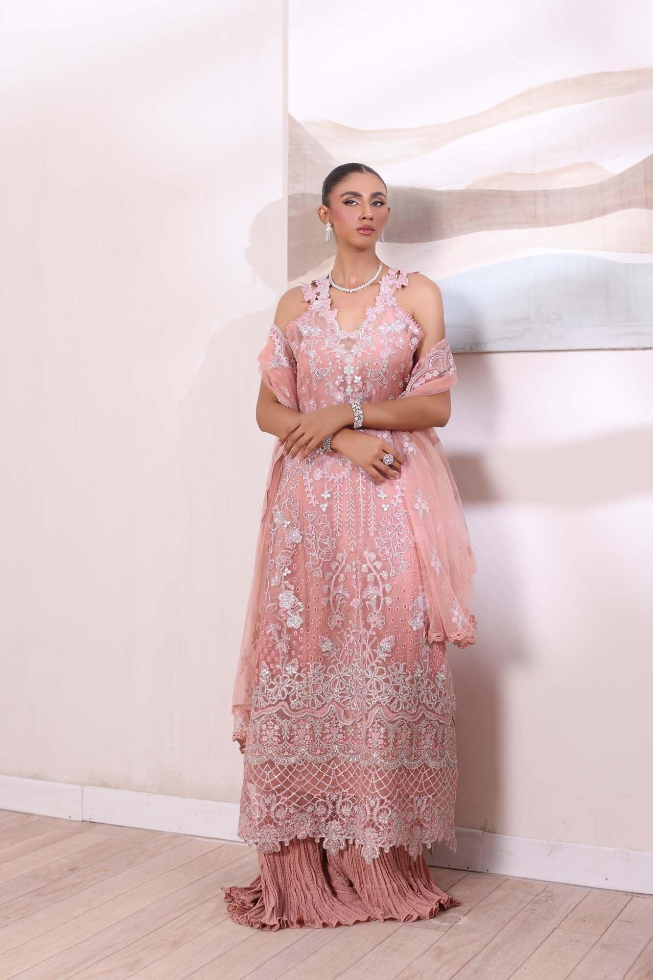 Noor by Saadia Asad | Noor Chiffon De Luxe | D6 - Aqsa Fabrics