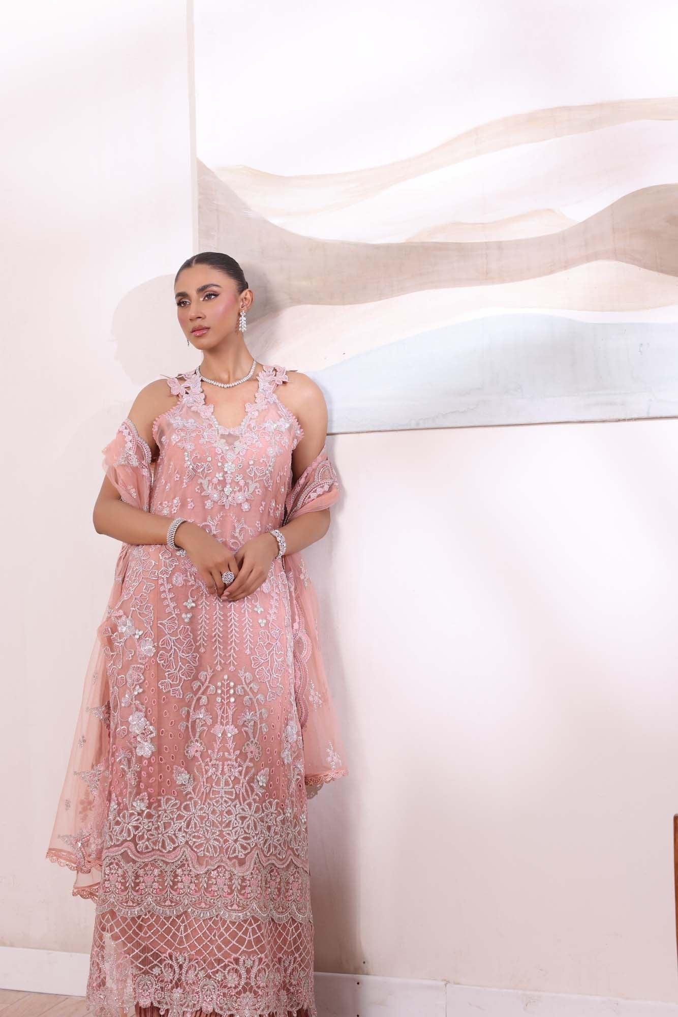 Noor by Saadia Asad | Noor Chiffon De Luxe | D6 - Aqsa Fabrics