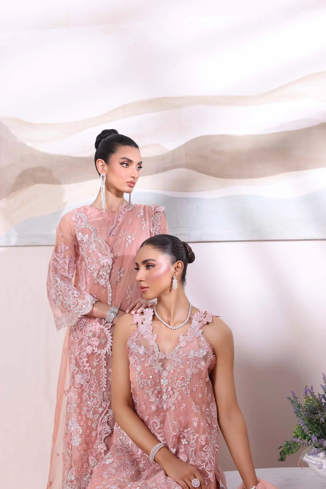 Noor by Saadia Asad | Noor Chiffon De Luxe | D6 - Aqsa Fabrics
