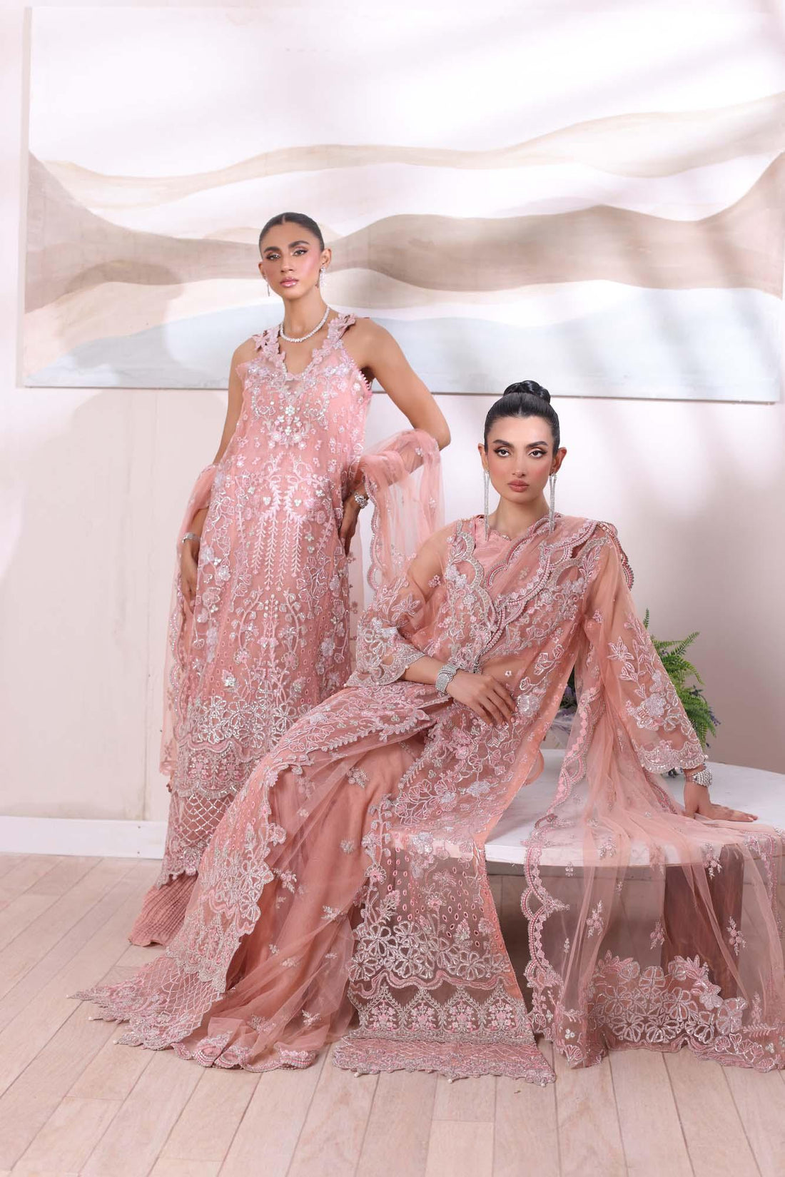 Noor by Saadia Asad | Noor Chiffon De Luxe | D6 - Aqsa Fabrics