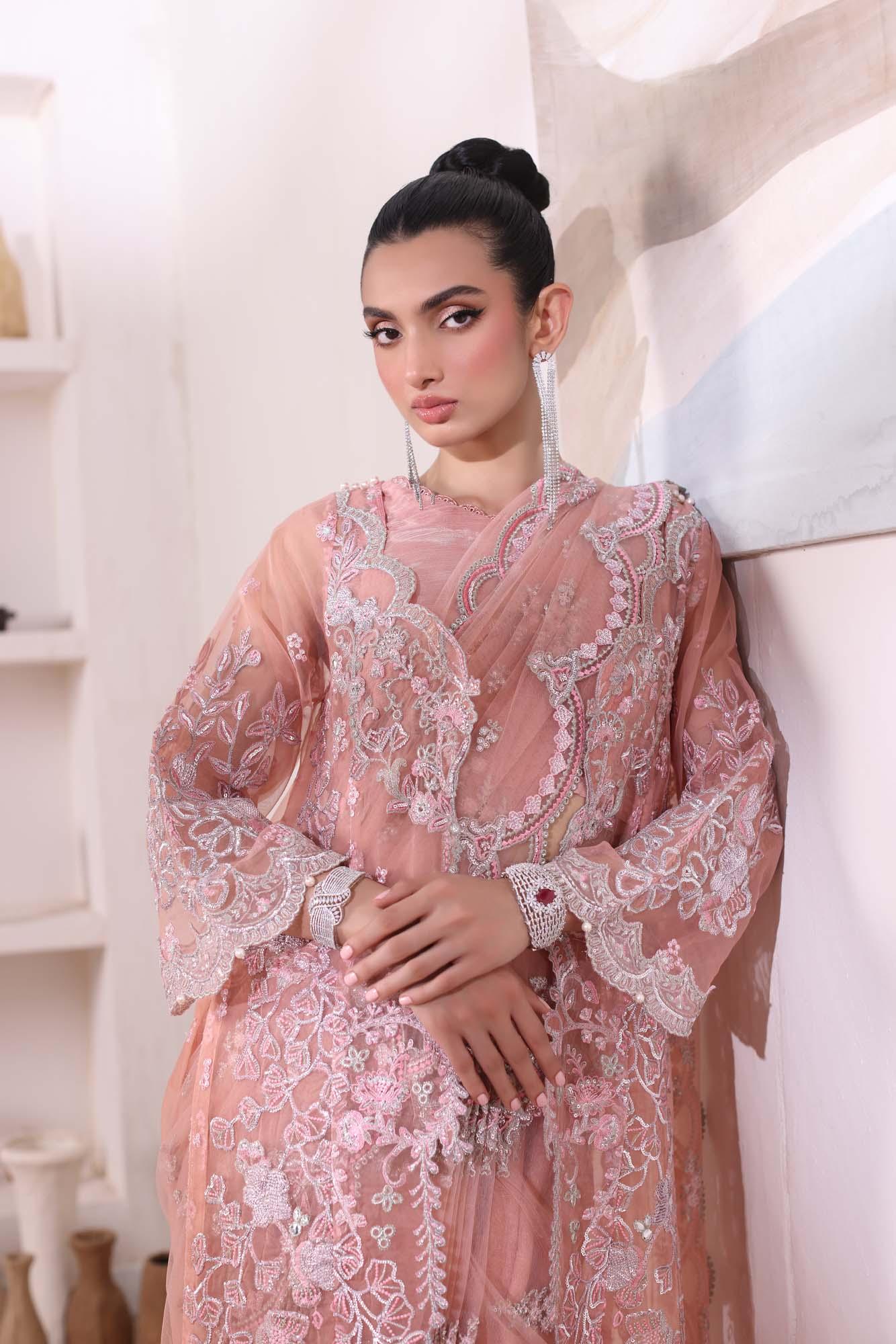 Noor by Saadia Asad | Noor Chiffon De Luxe | D6 - Aqsa Fabrics