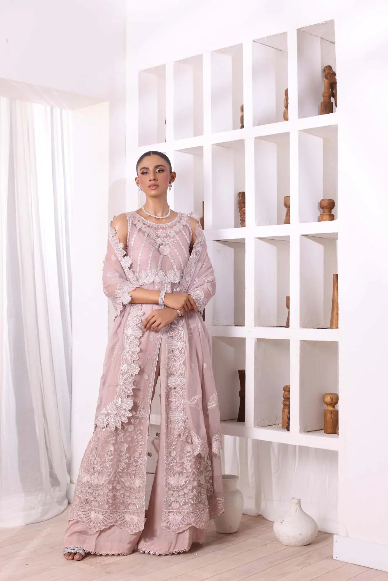 Noor by Saadia Asad | Noor Chiffon De Luxe | D3 - Aqsa Fabrics