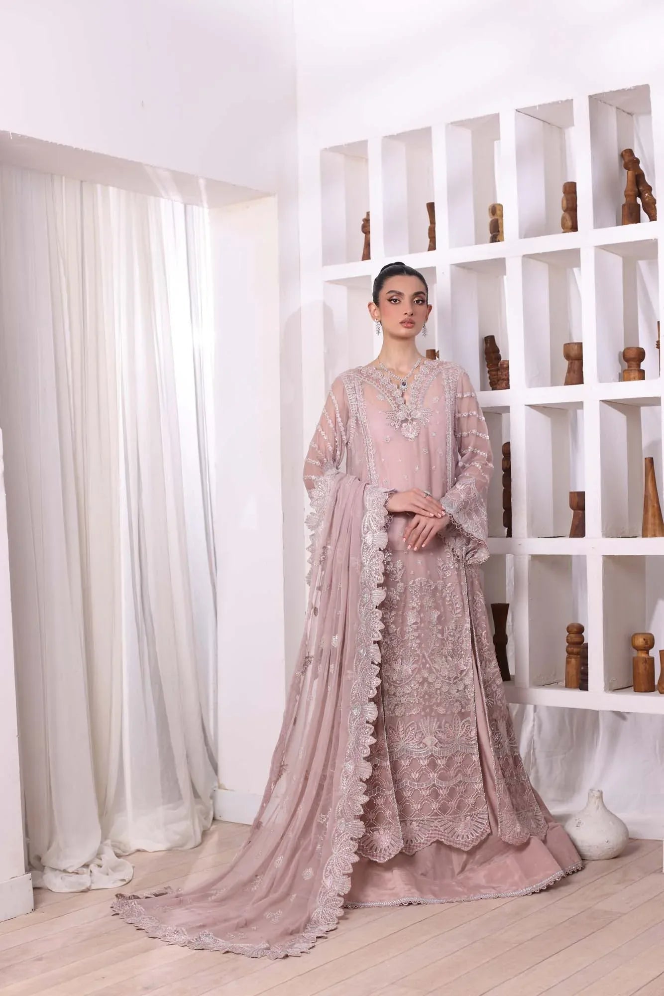 Noor by Saadia Asad | Noor Chiffon De Luxe | D3 - Aqsa Fabrics