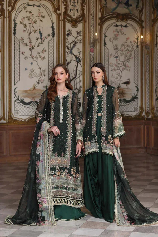 Noor by Saadia Asad | Festive 25 | D5 - Green - Aqsa Fabrics