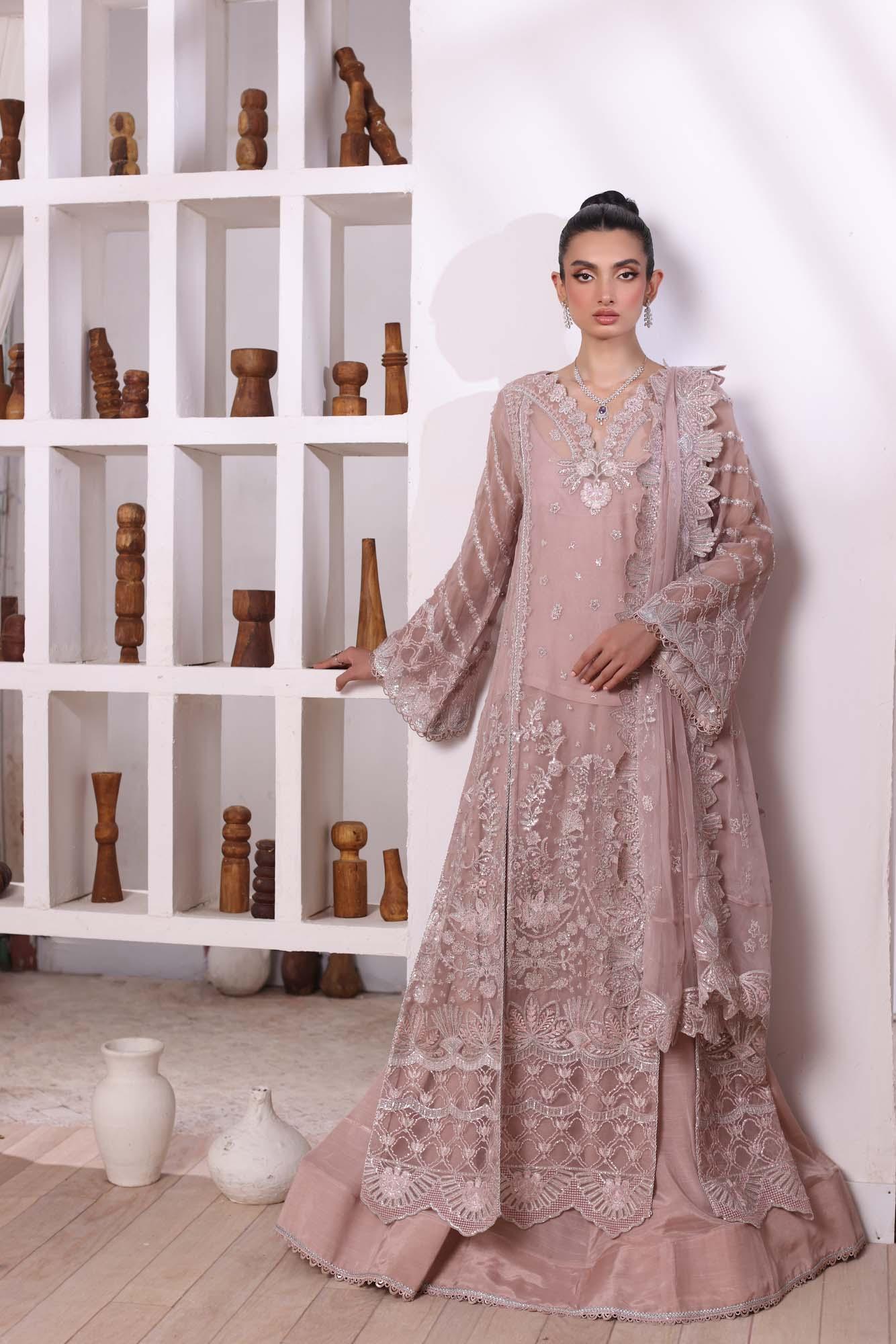 Noor by Saadia Asad | Noor Chiffon De Luxe | D3 - Aqsa Fabrics