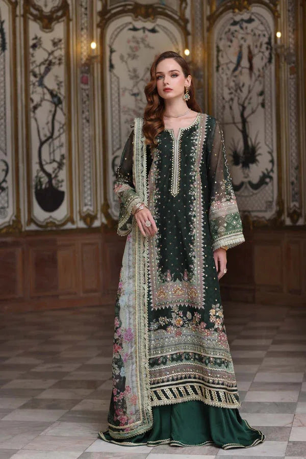 Noor by Saadia Asad | Festive 25 | D5 - Green - Aqsa Fabrics