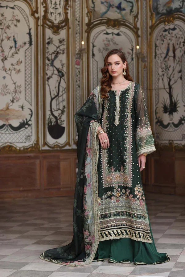 Noor by Saadia Asad | Festive 25 | D5 - Green - Aqsa Fabrics