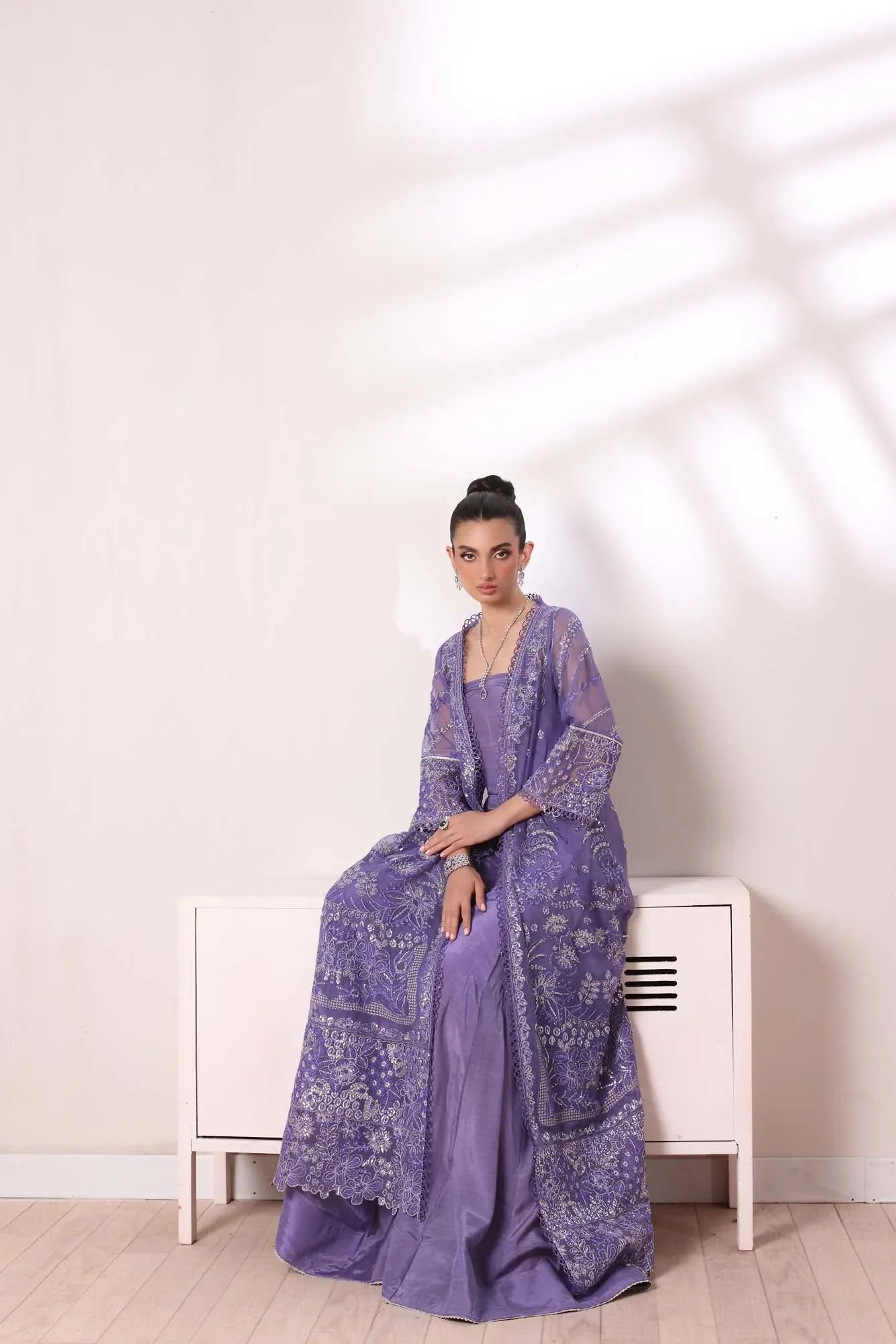 Noor by Saadia Asad | Noor Chiffon De Luxe | D2 - Aqsa Fabrics