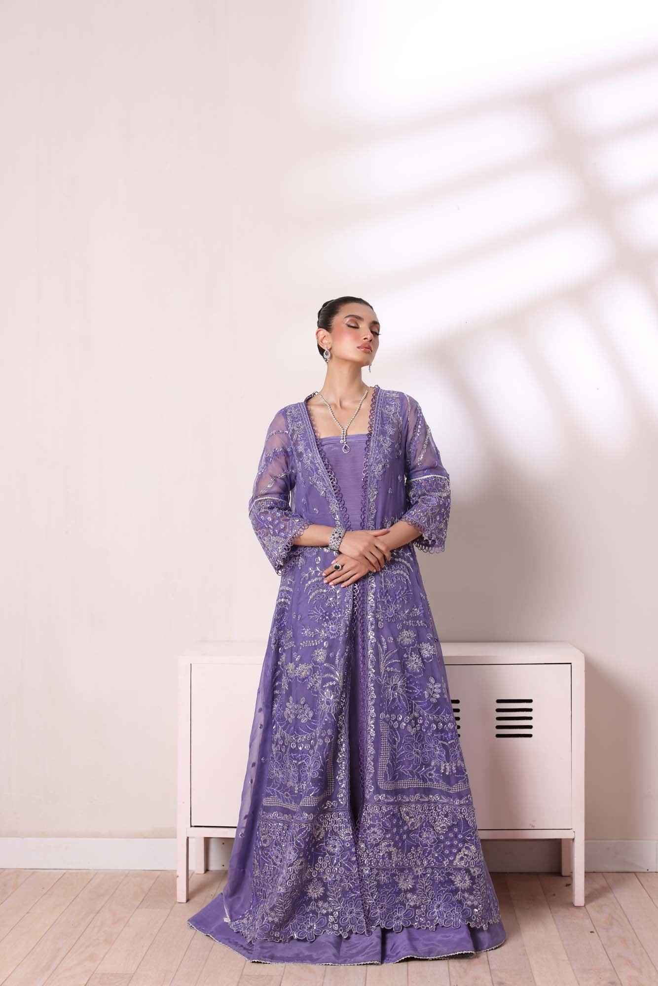 Noor by Saadia Asad | Noor Chiffon De Luxe | D2 - Aqsa Fabrics