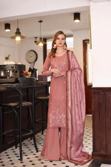Noor by Saadia Asad | Winter Embroidered Printkhaas 25 | D2 - B - Aqsa Fabrics