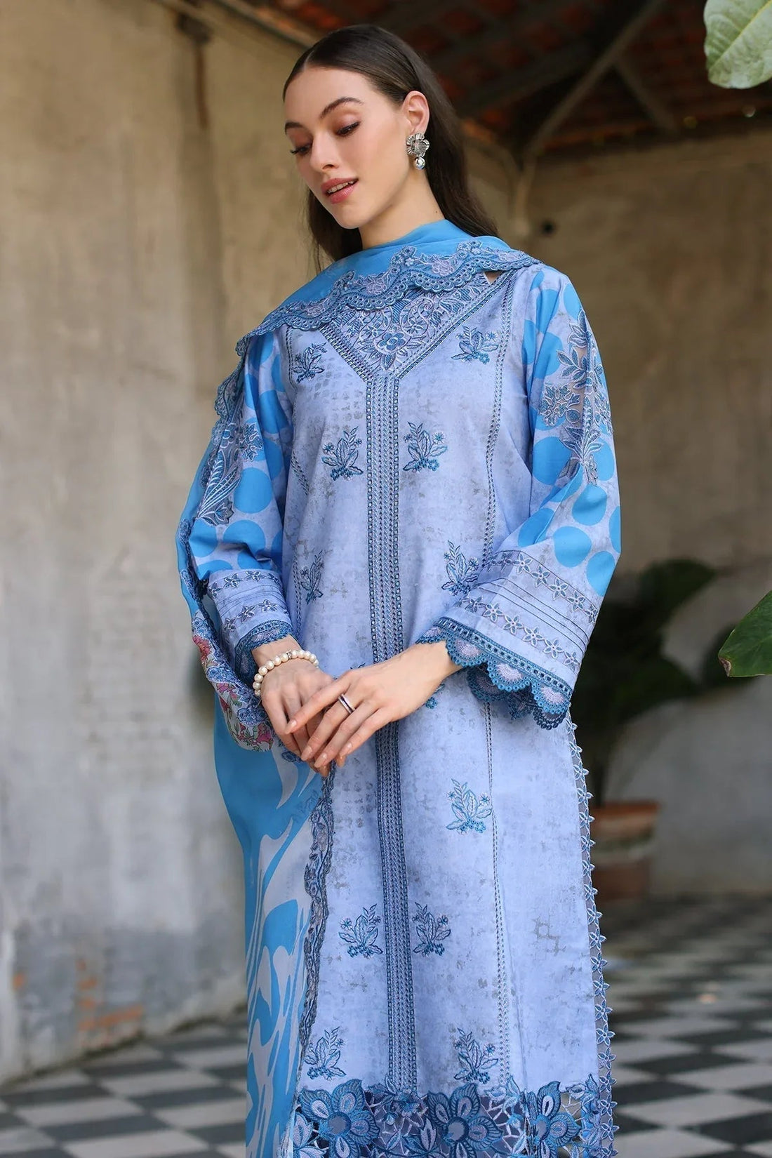 Charizma | Miraas Lawn | CMR5-03 - Aqsa Fabrics