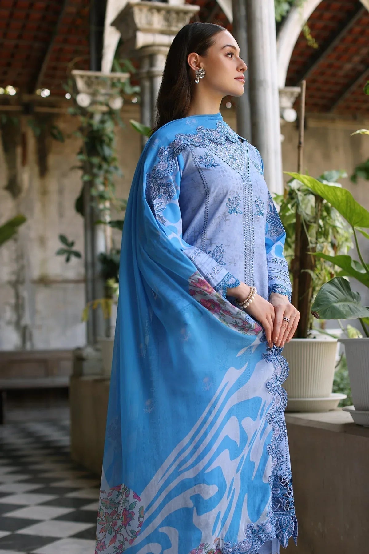 Charizma | Miraas Lawn | CMR5-03 - Aqsa Fabrics
