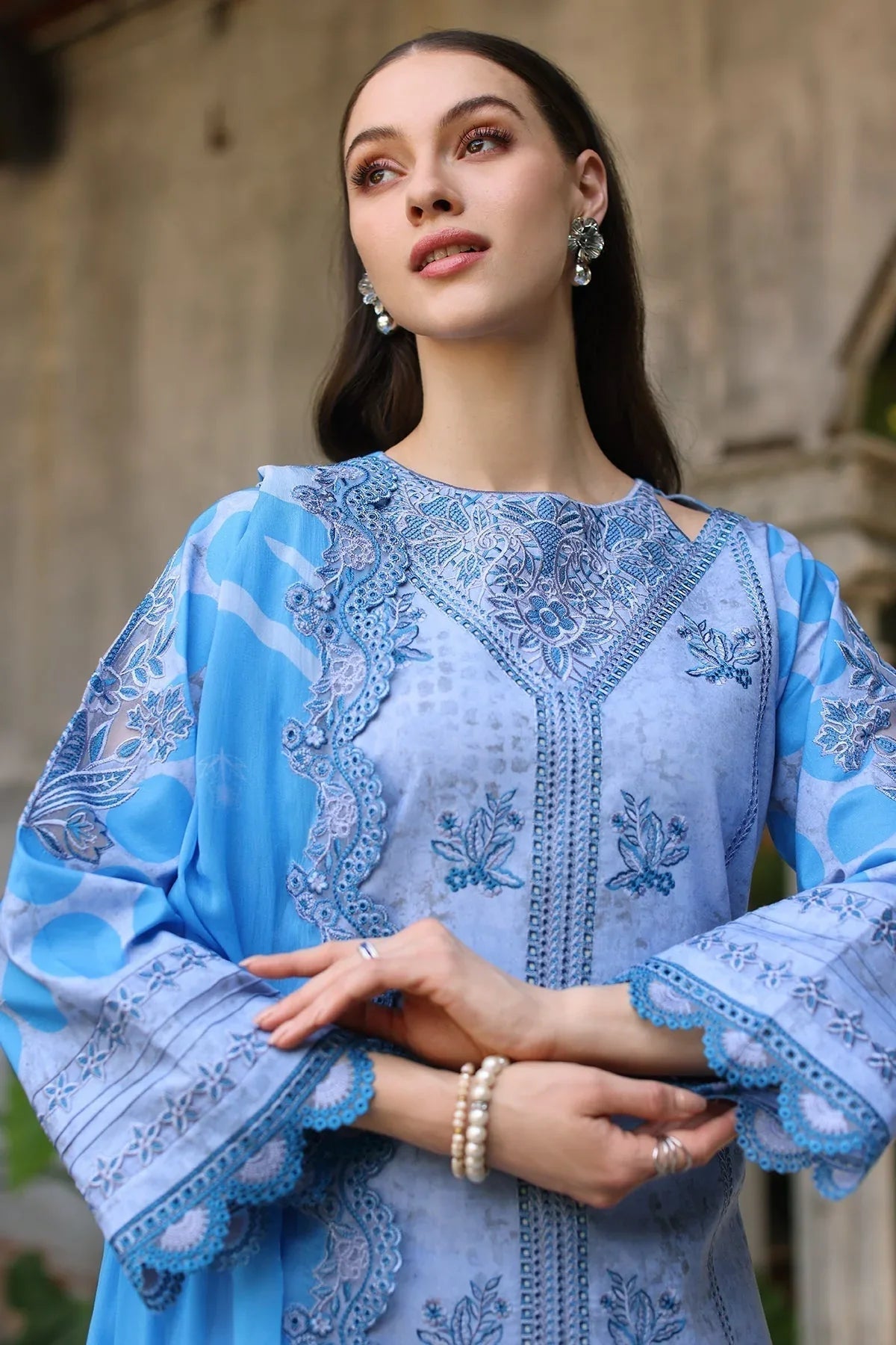 Charizma | Miraas Lawn | CMR5-03 - Aqsa Fabrics