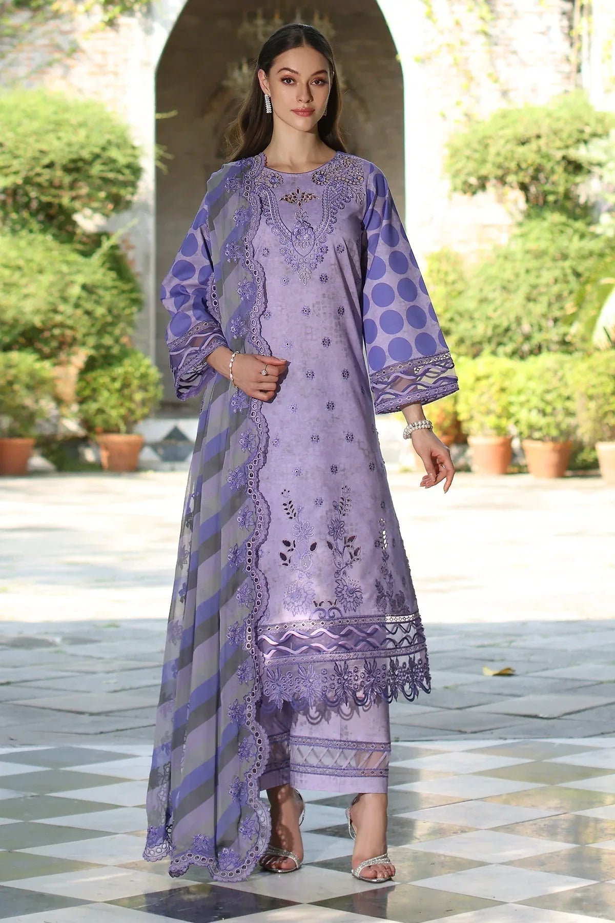 Charizma | Miraas Lawn | CMR5-06 - Aqsa Fabrics