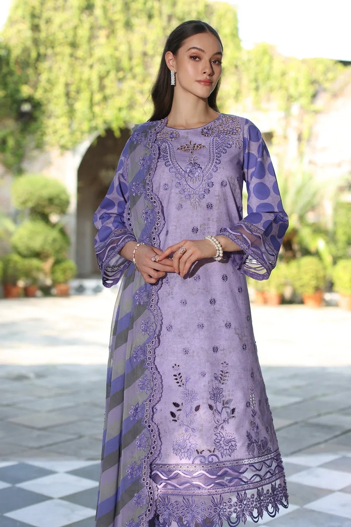 Charizma | Miraas Lawn | CMR5-06 - Aqsa Fabrics