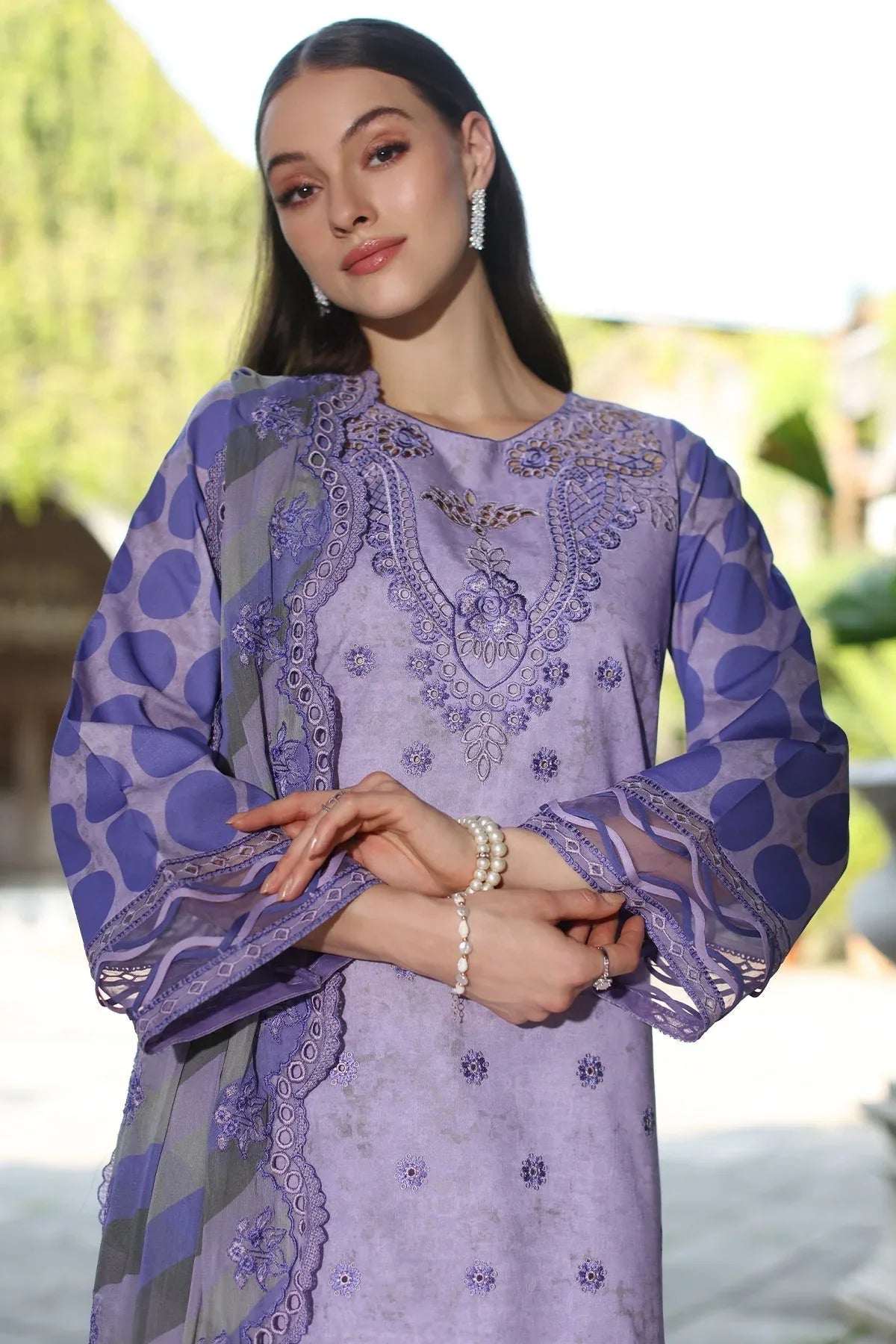 Charizma | Miraas Lawn | CMR5-06 - Aqsa Fabrics