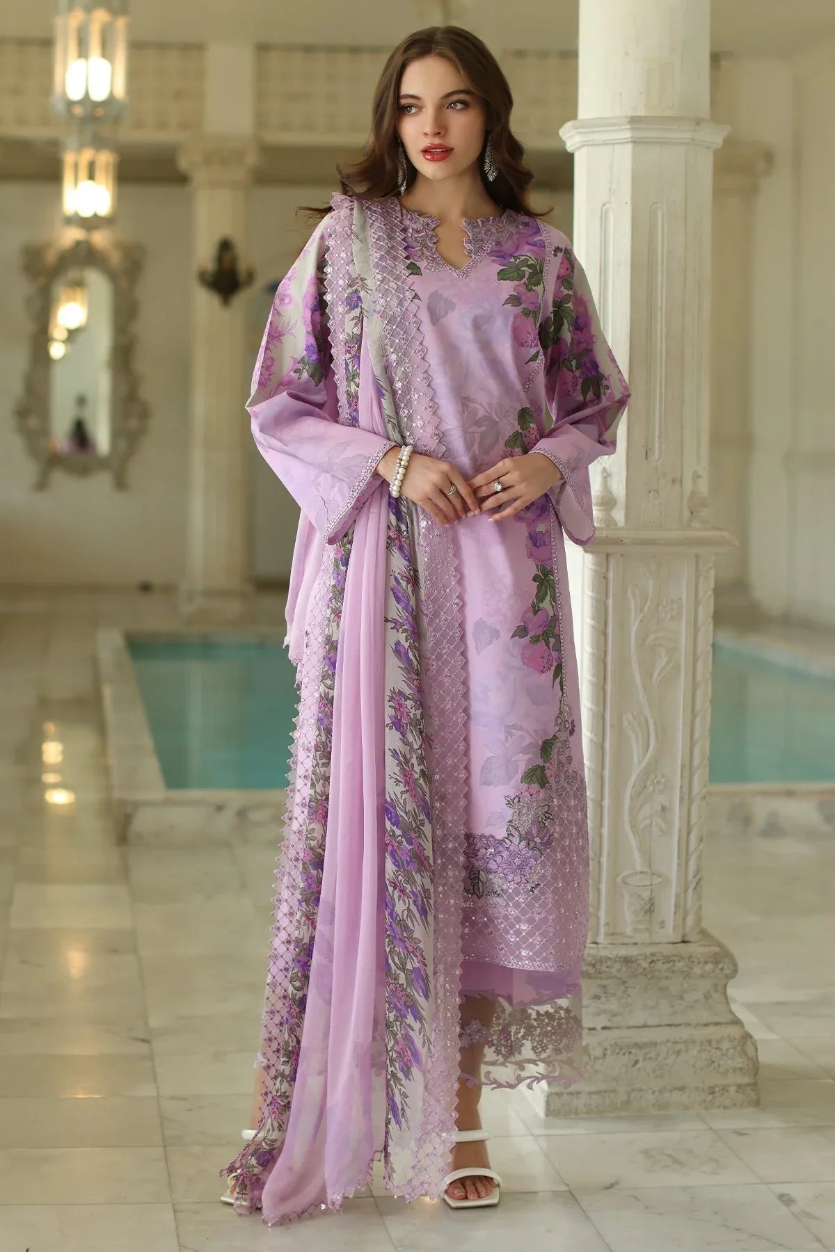 Charizma | Aniq Lawn Collection | AN5-03 - Aqsa Fabrics