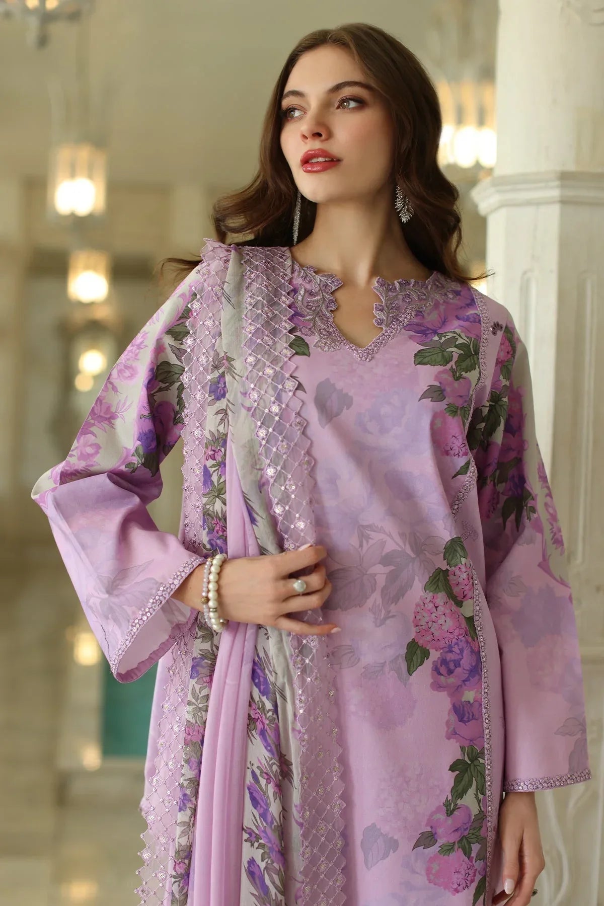 Charizma | Aniq Lawn Collection | AN5-03 - Aqsa Fabrics