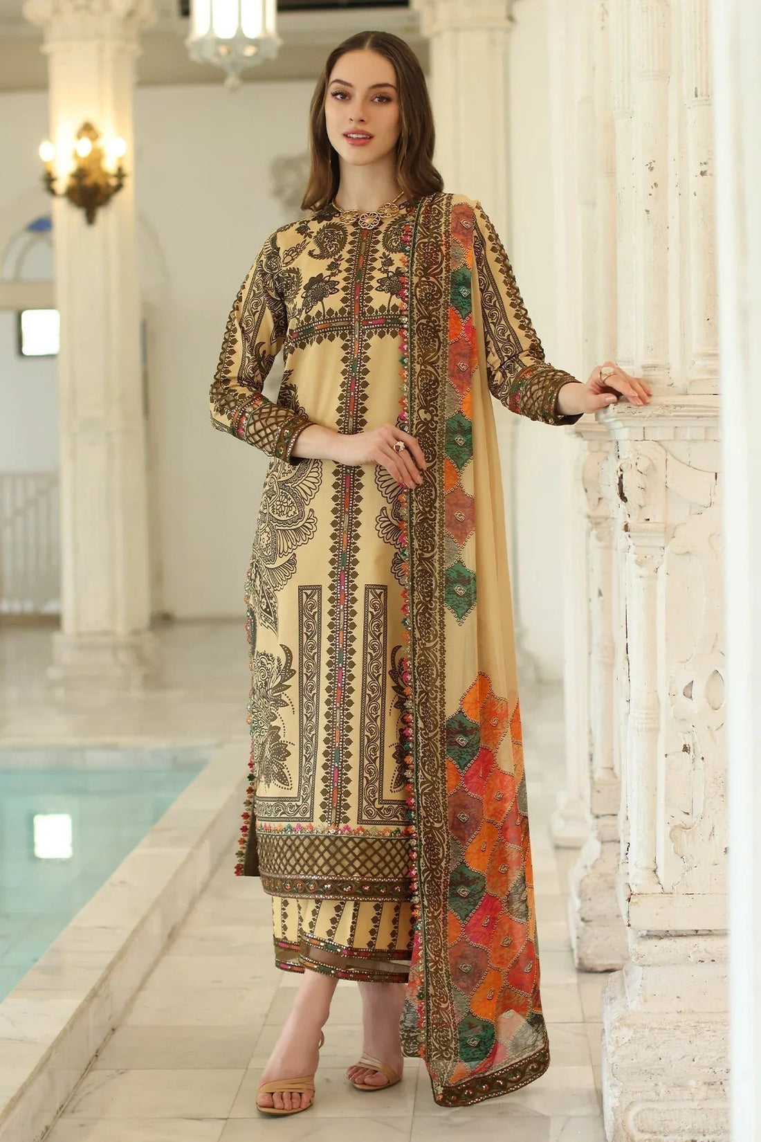 Charizma | Aniq Lawn Collection | AN5-04 - Aqsa Fabrics