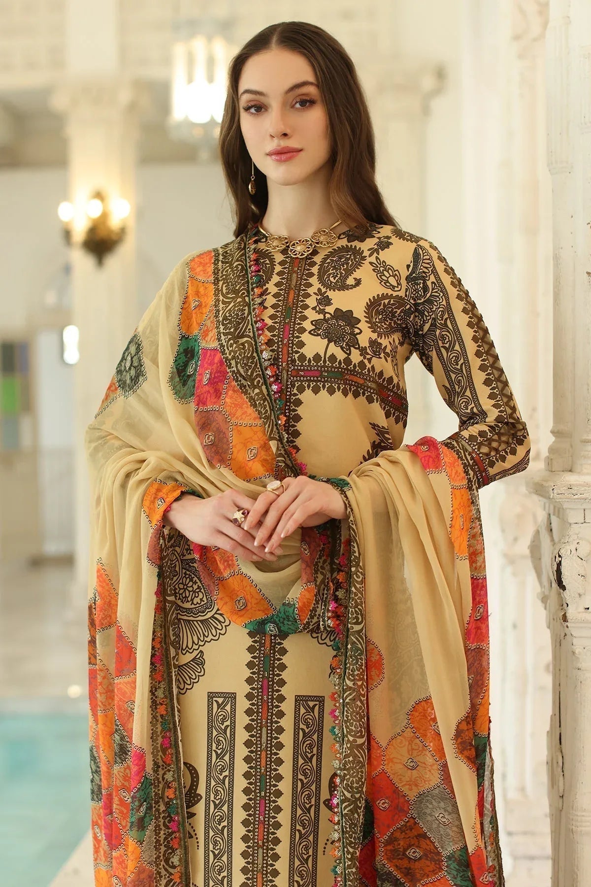 Charizma | Aniq Lawn Collection | AN5-04 - Aqsa Fabrics