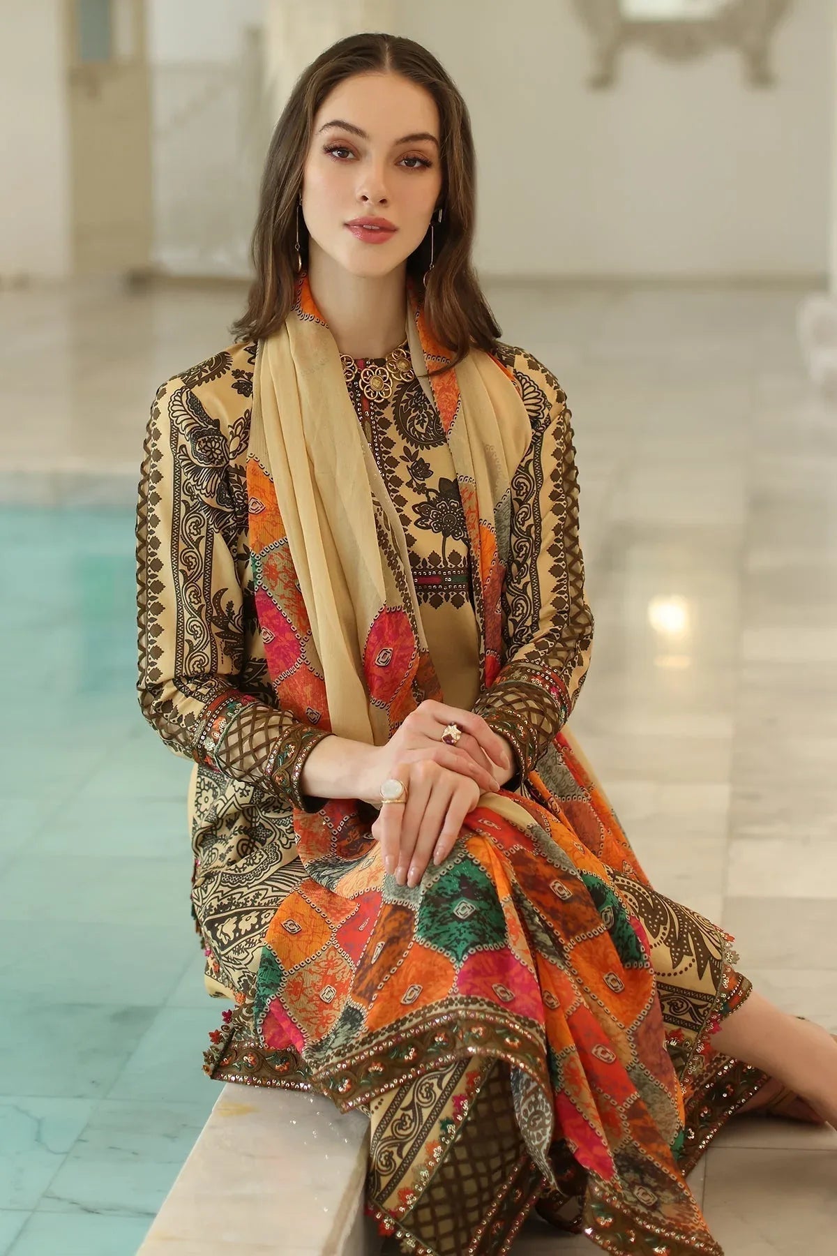 Charizma | Aniq Lawn Collection | AN5-04 - Aqsa Fabrics