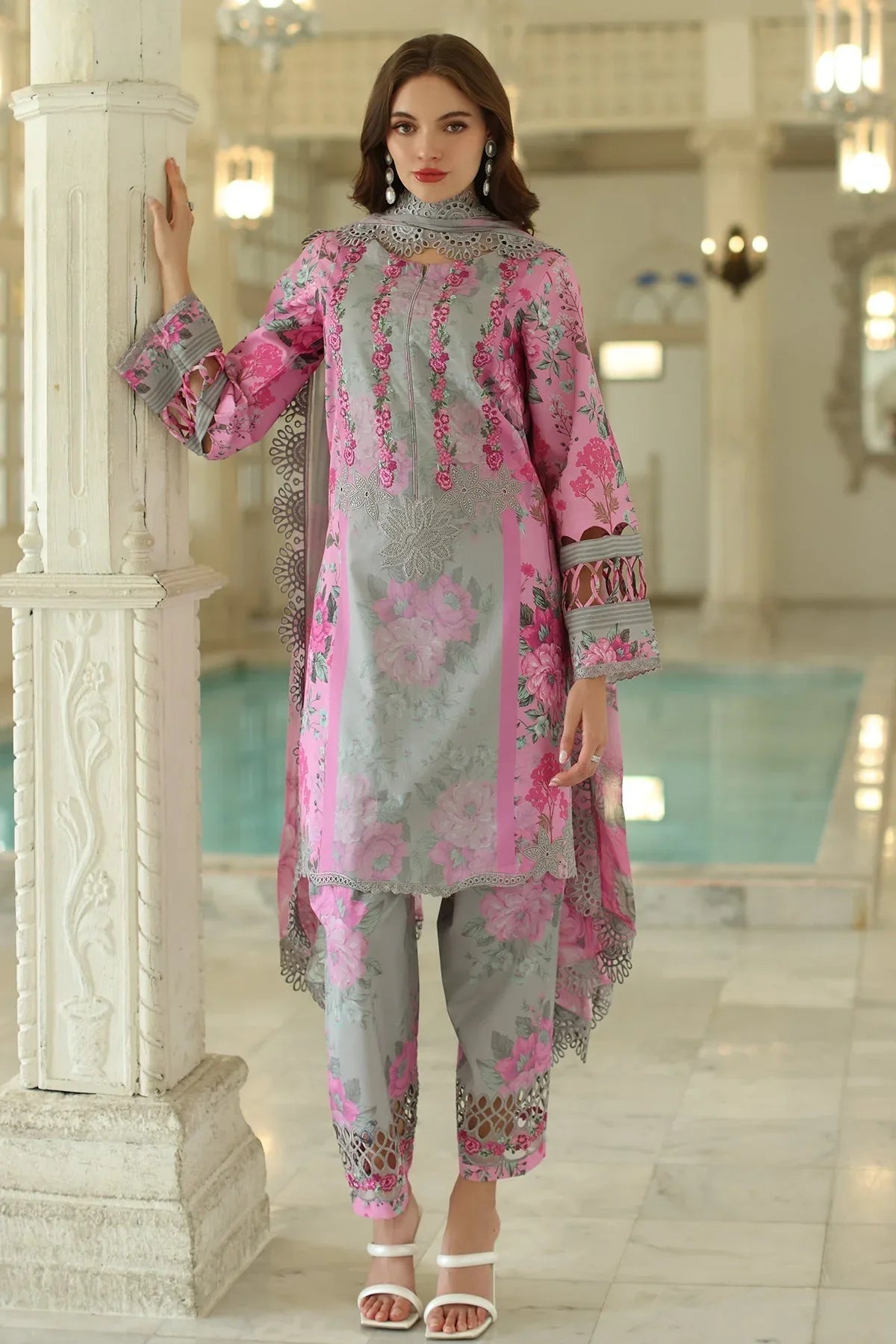 Charizma | Aniq Lawn Collection | AN5-06 - Aqsa Fabrics