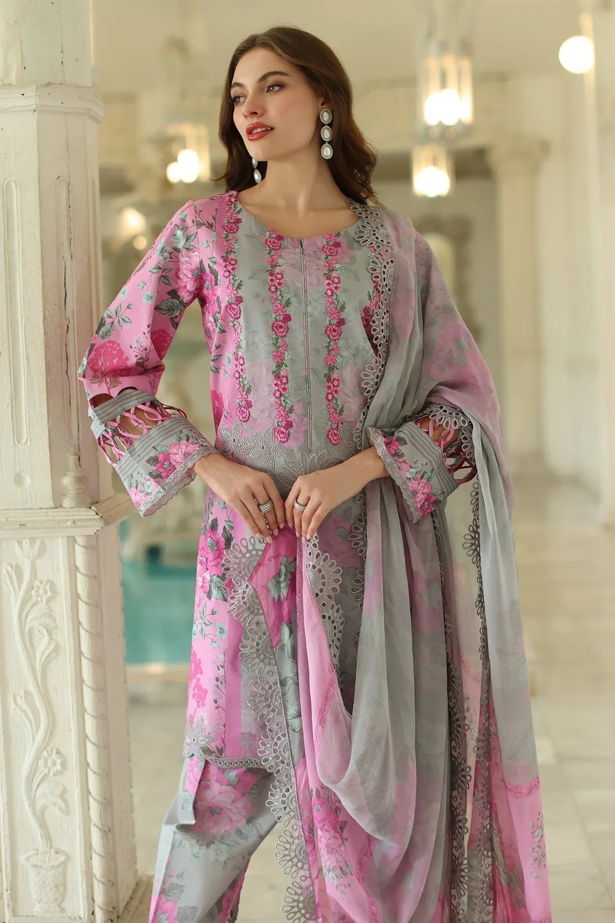 Charizma | Aniq Lawn Collection | AN5-06 - Aqsa Fabrics
