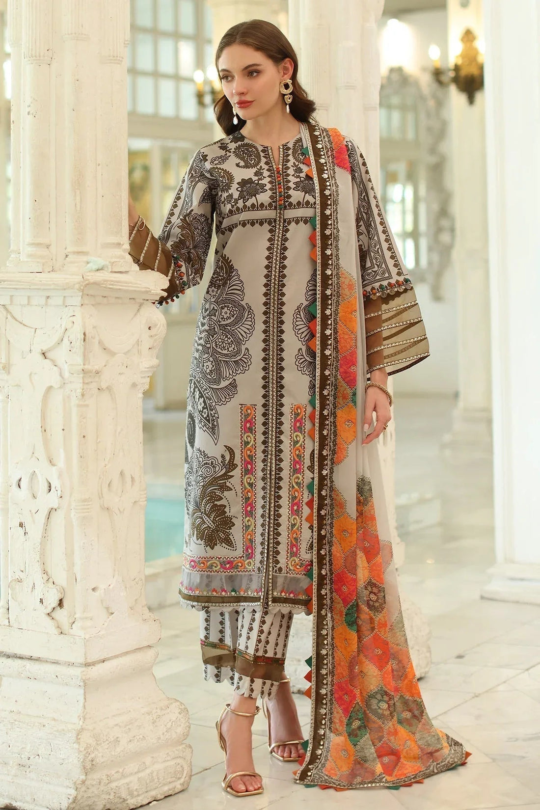 Charizma | Aniq Lawn Collection | AN5-08 - Aqsa Fabrics