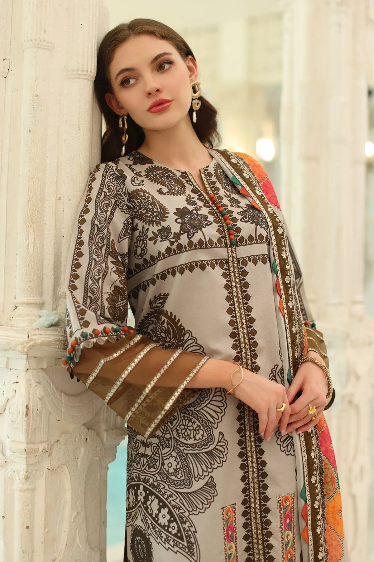Charizma | Aniq Lawn Collection | AN5-08 - Aqsa Fabrics