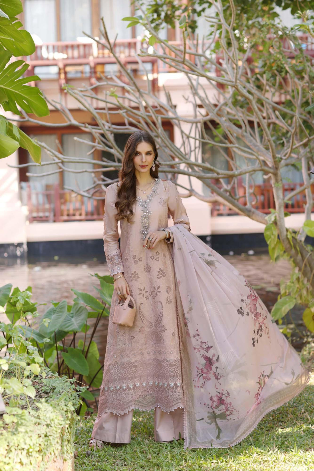 Noor by Saadia Asad | Eid Luxury Laserkari 25 | D6-B - Aqsa Fabrics