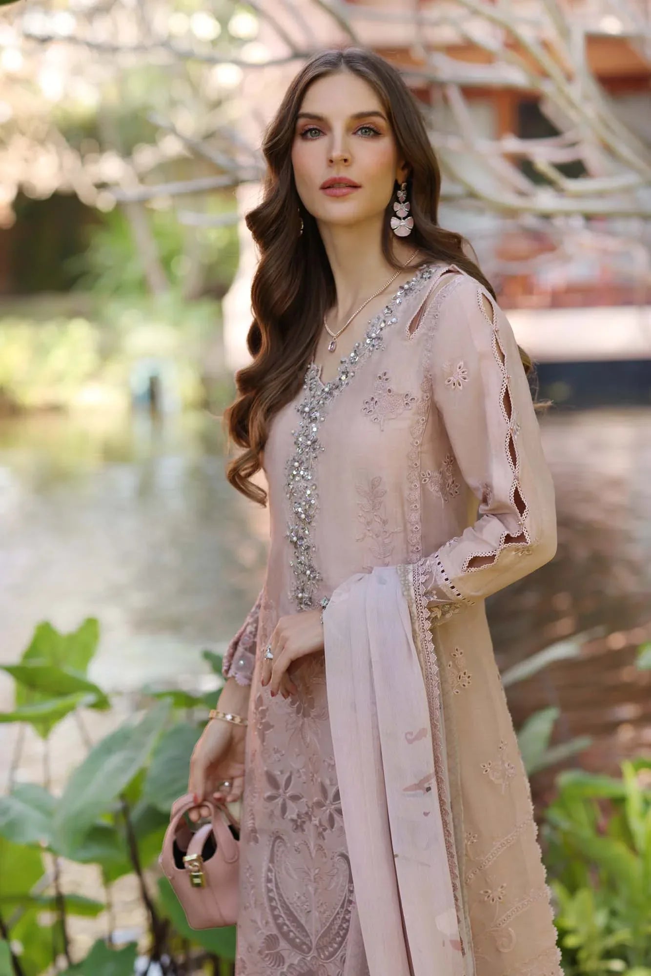 Noor by Saadia Asad | Eid Luxury Laserkari 25 | D6-B - Aqsa Fabrics