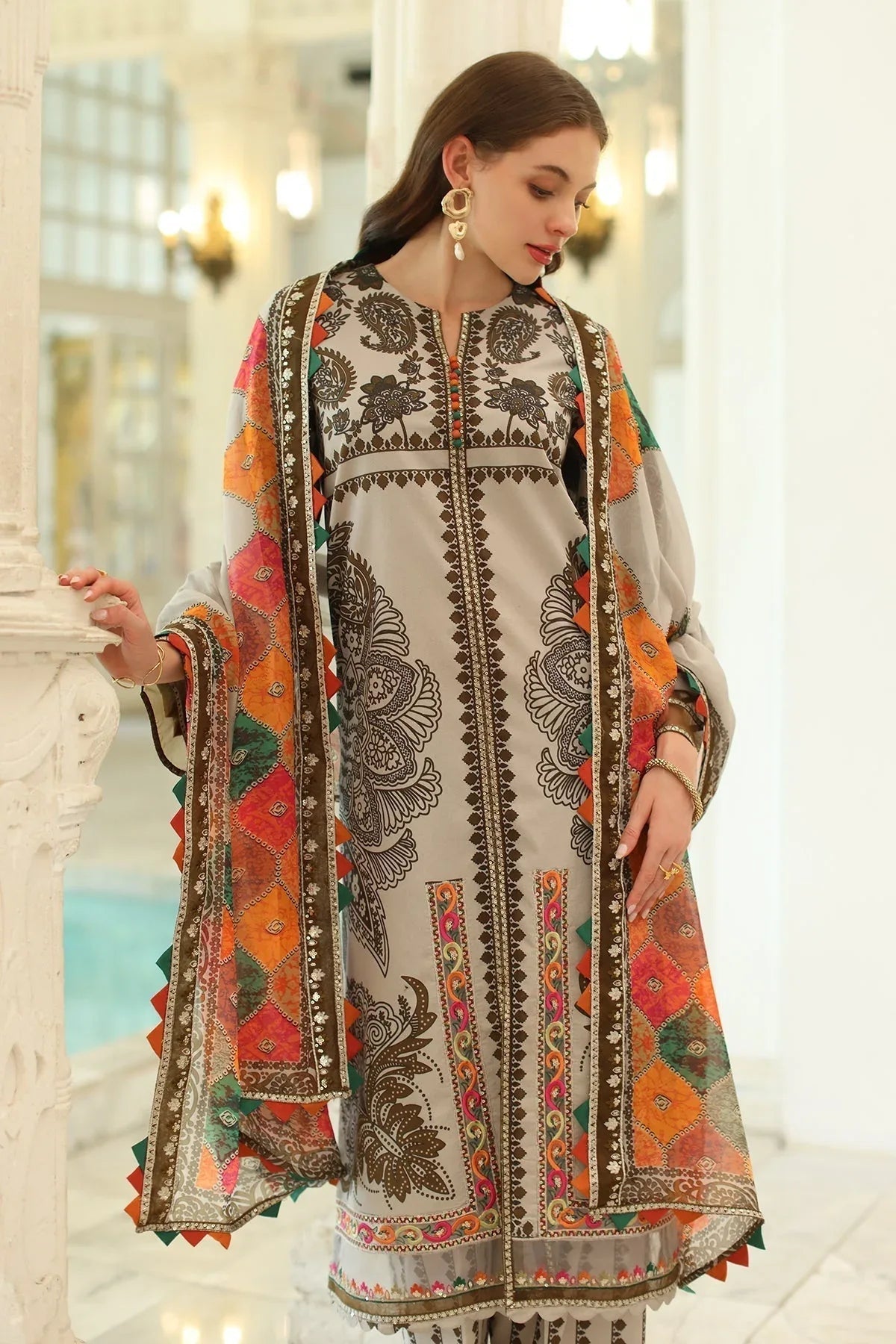 Charizma | Aniq Lawn Collection | AN5-08 - Aqsa Fabrics