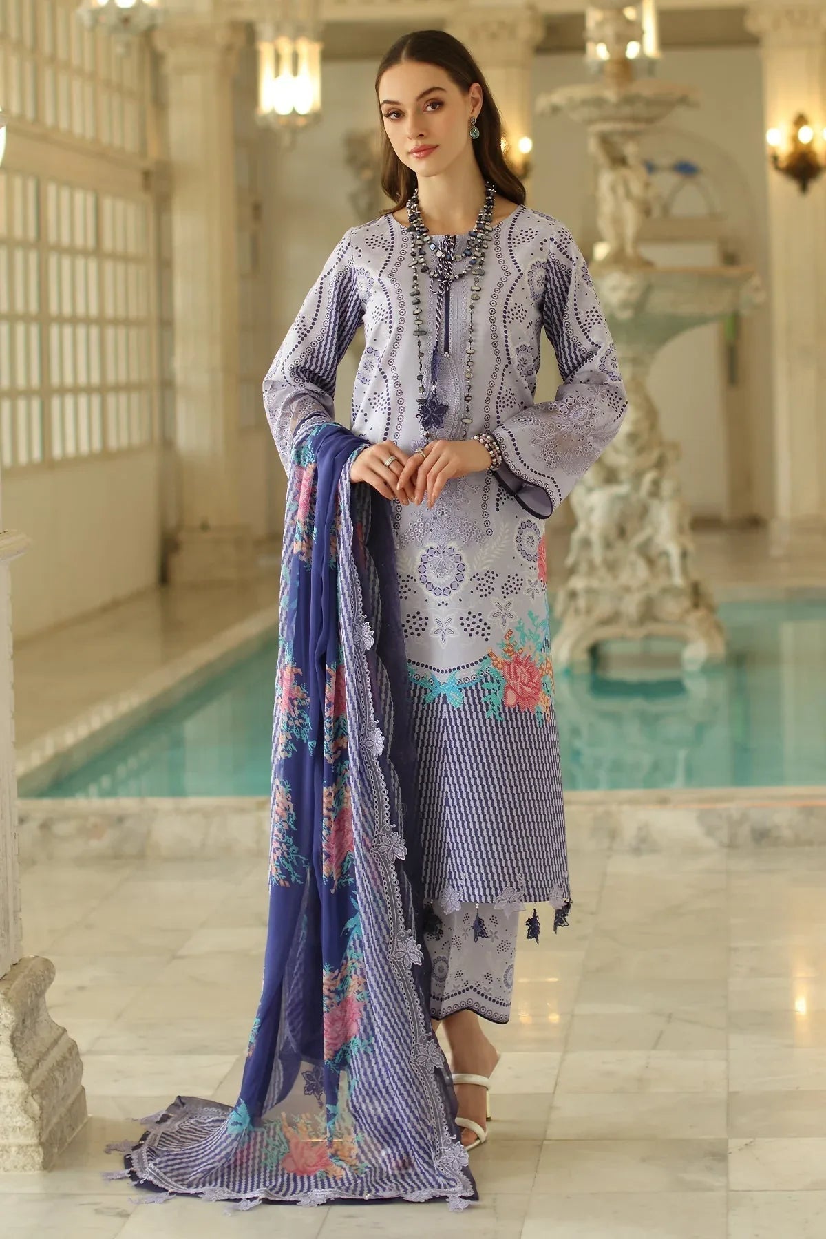 Charizma | Aniq Lawn Collection | AN5-01 - Aqsa Fabrics