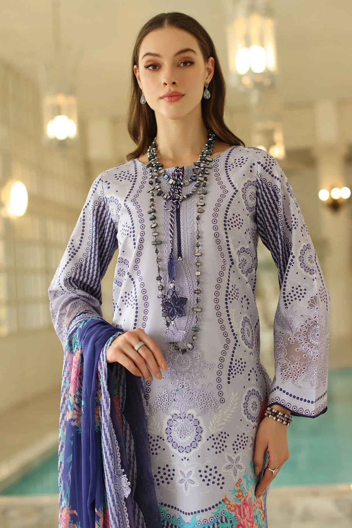 Charizma | Aniq Lawn Collection | AN5-01 - Aqsa Fabrics