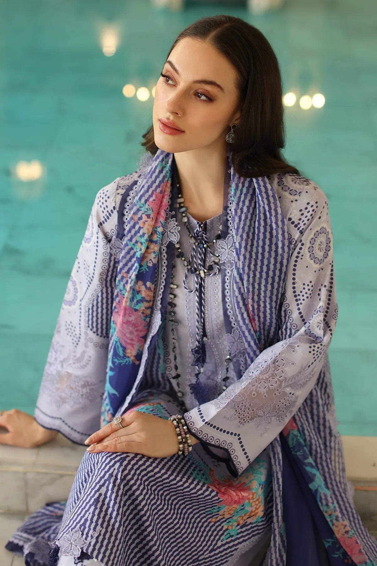 Charizma | Aniq Lawn Collection | AN5-01 - Aqsa Fabrics