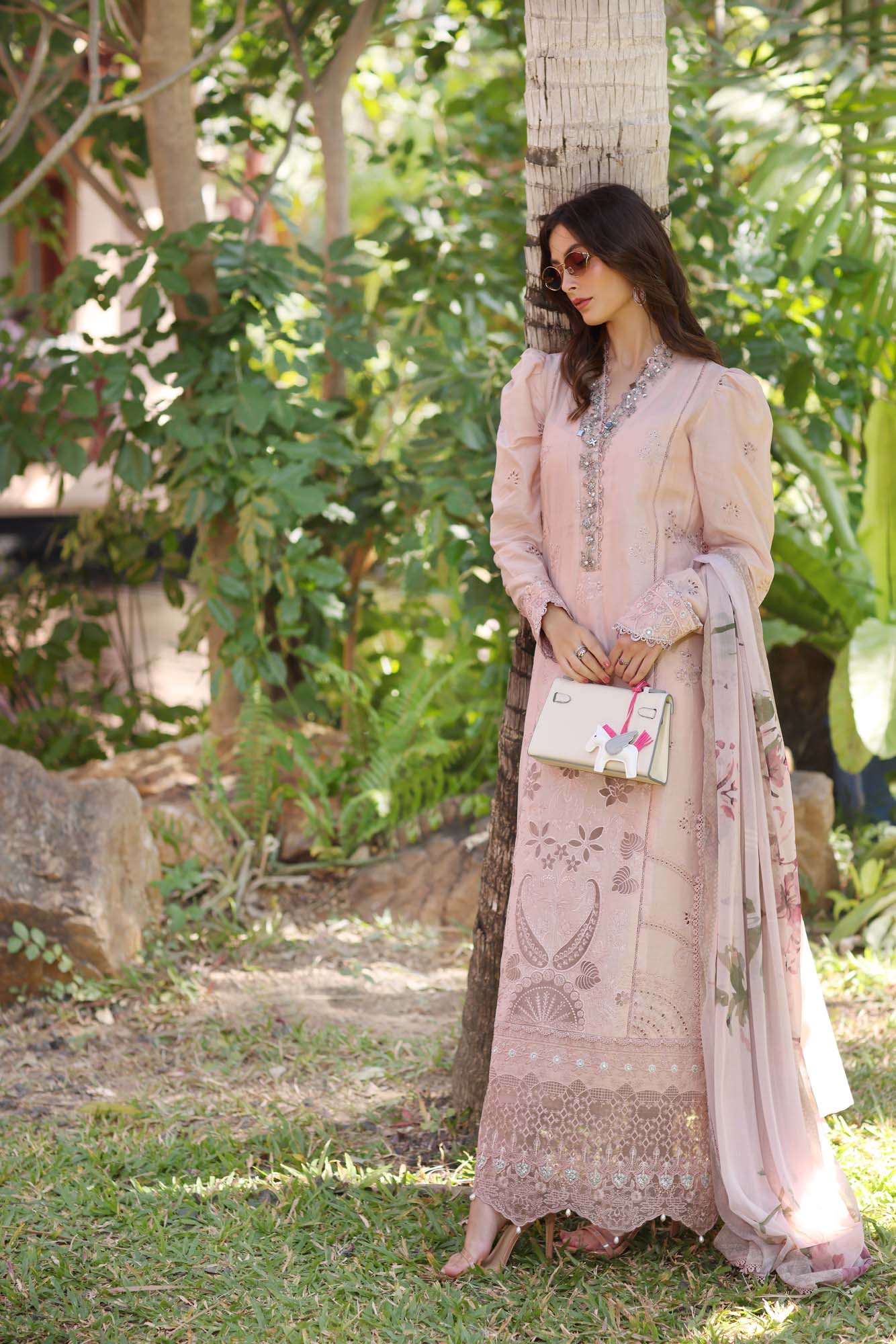 Noor by Saadia Asad | Eid Luxury Laserkari 25 | D6-B - Aqsa Fabrics