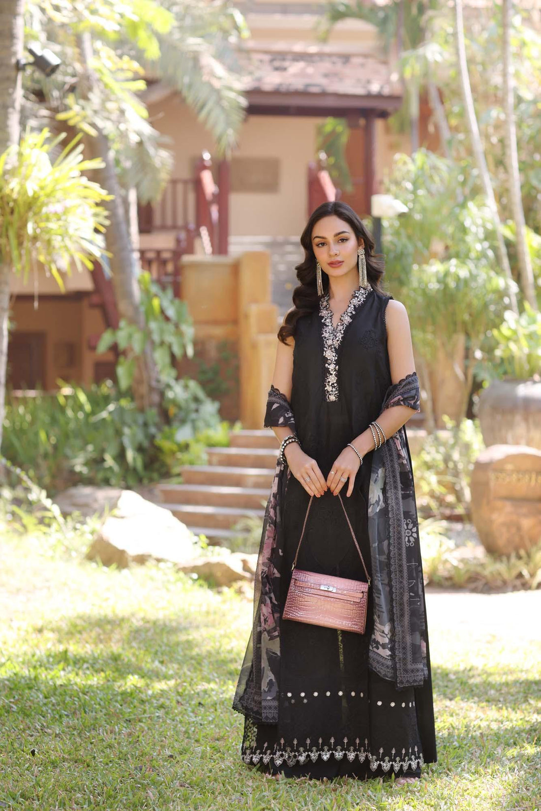 Noor by Saadia Asad | Eid Luxury Laserkari 25 | D6-A - Aqsa Fabrics