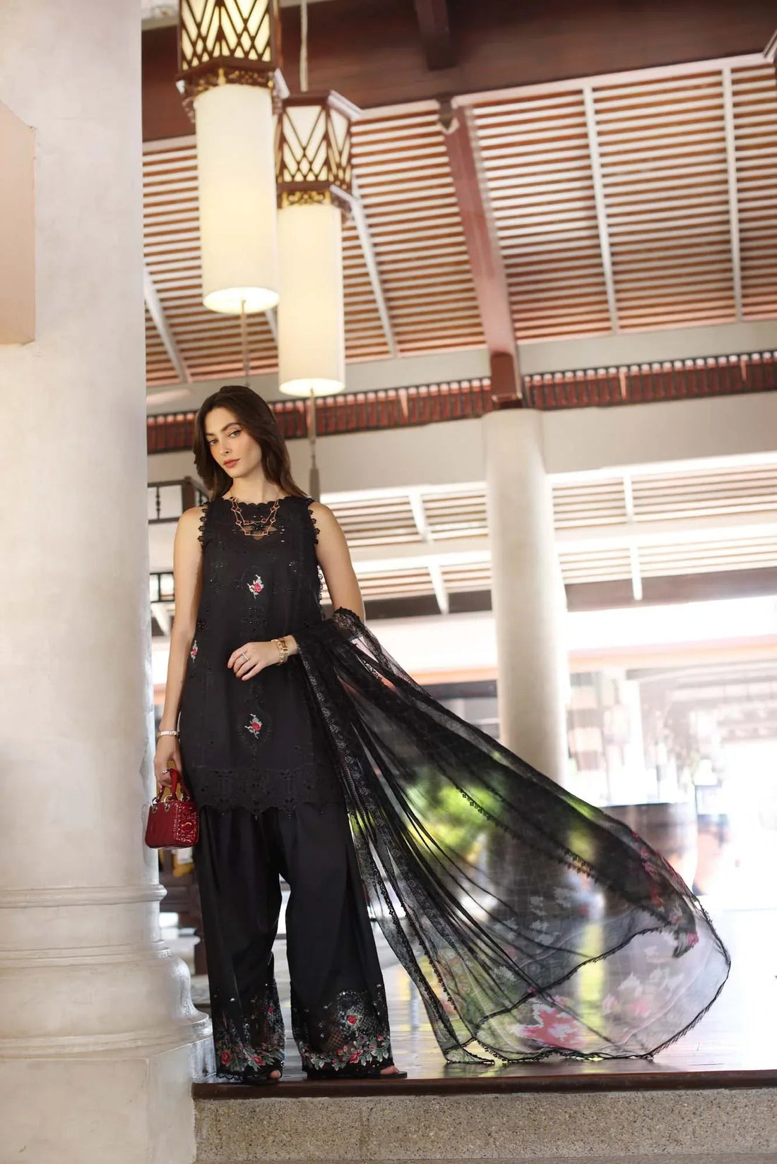 Noor by Saadia Asad | Eid Luxury Laserkari 25 | D4-A - Aqsa Fabrics