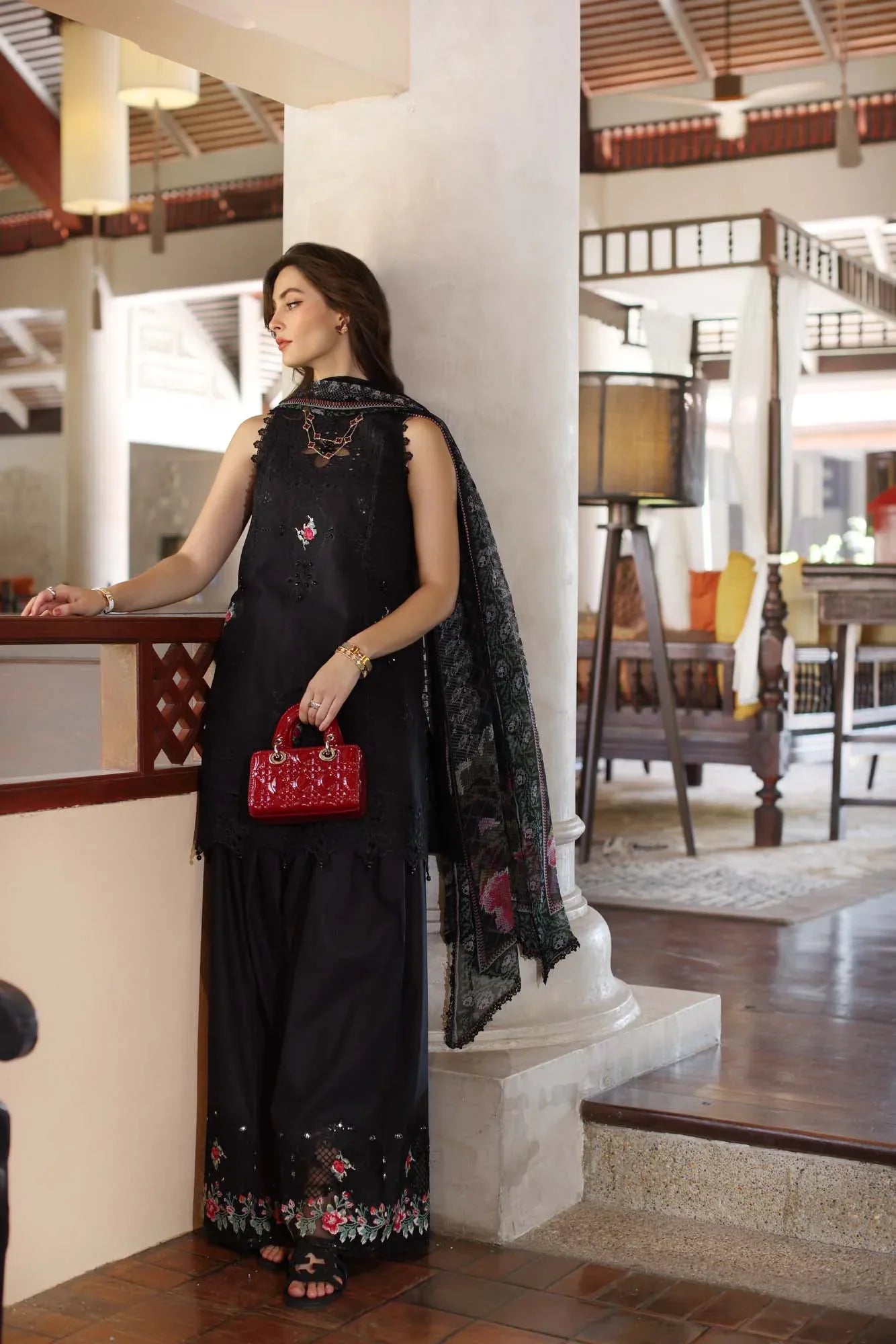 Noor by Saadia Asad | Eid Luxury Laserkari 25 | D4-A - Aqsa Fabrics