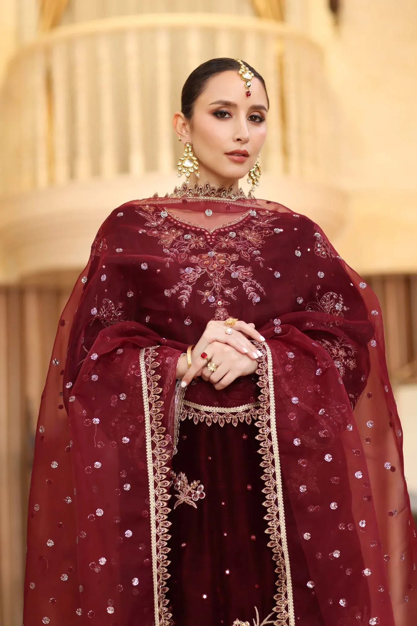 Noor by Saadia Asad | Handcrafted Velvet 25 | Naqsh - Aqsa Fabrics