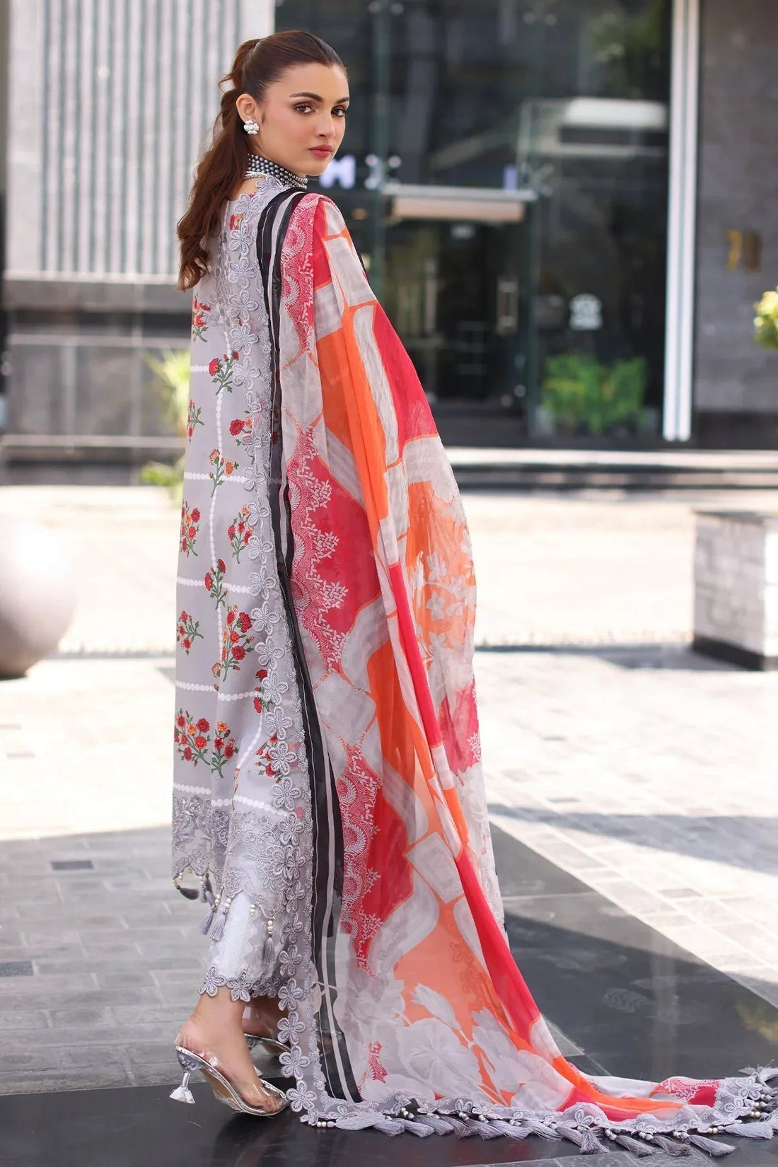 Charizma | Combination Lawn |  CC5-23 - Aqsa Fabrics