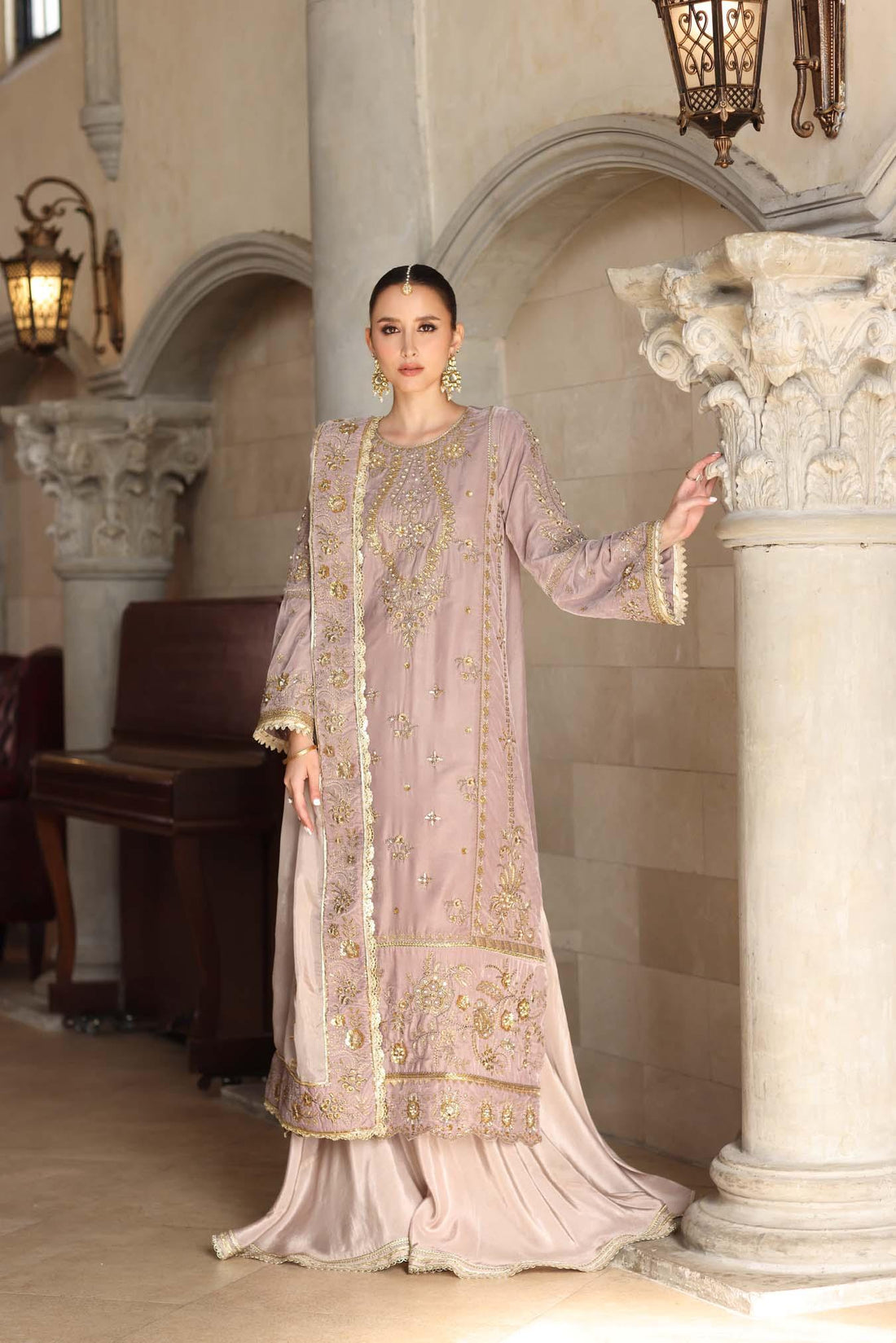 Noor by Saadia Asad | Handcrafted Velvet 25 | Khayal - Aqsa Fabrics