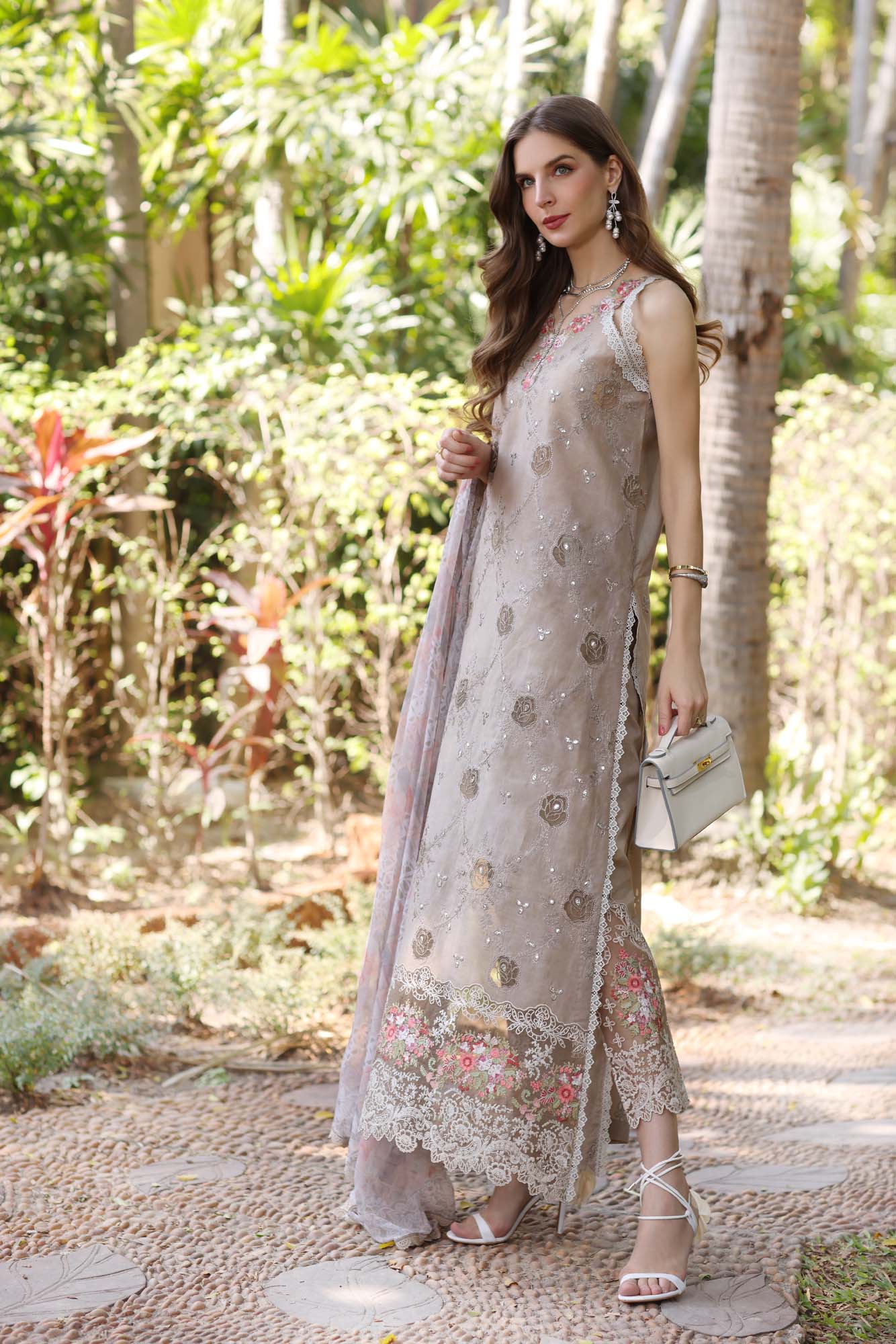 Noor by Saadia Asad | Eid Luxury Laserkari 25 | D8-B - Aqsa Fabrics